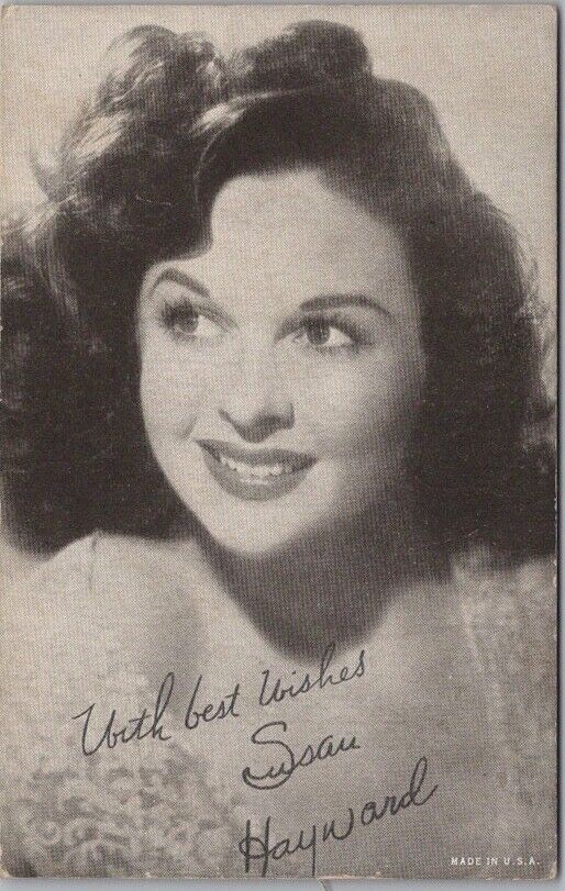 Vintage 1940s SUSAN HAYWARD Mutoscope Arcade Card - American Movie Actress