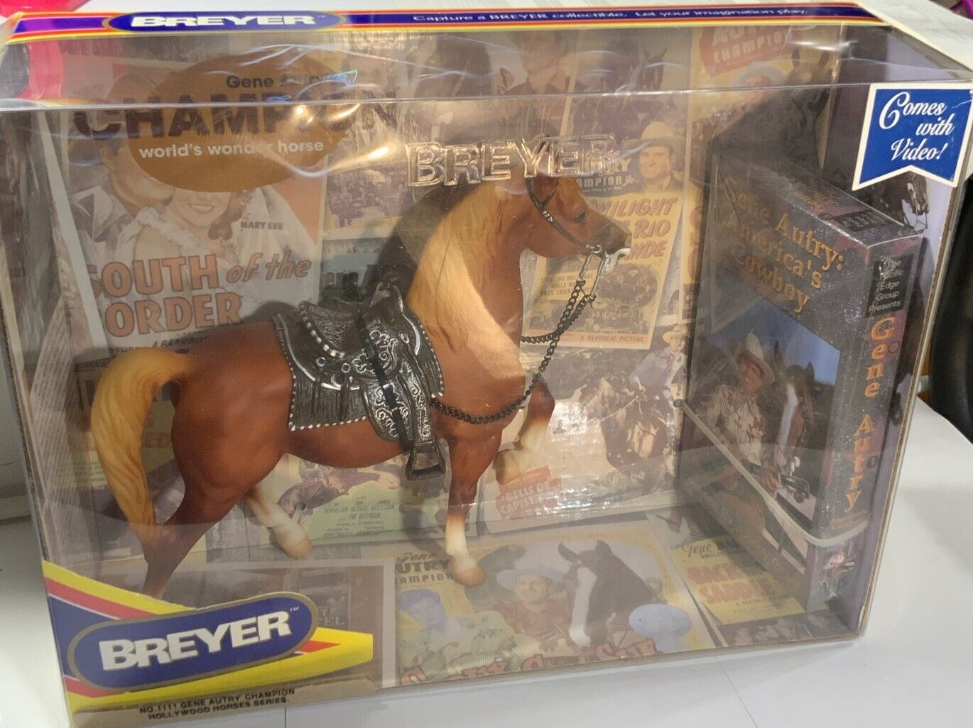 Breyer Gene Autry\'s CHAMPION Hollywood Horses Series #1111 2001 W/VHS NIB