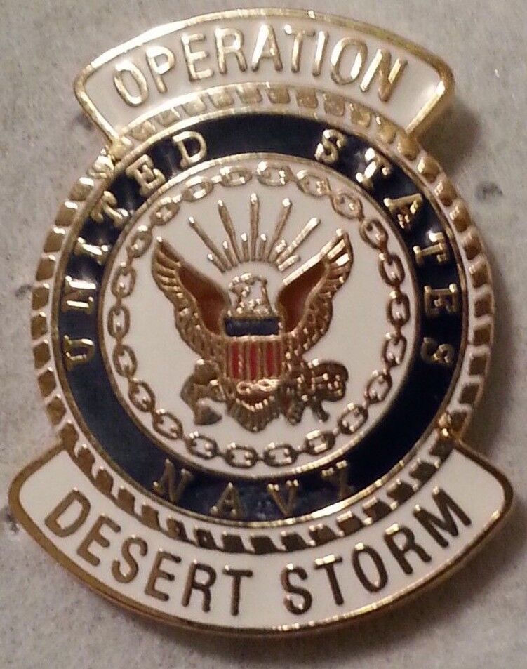 US Navy Operation Desert Storm Pin