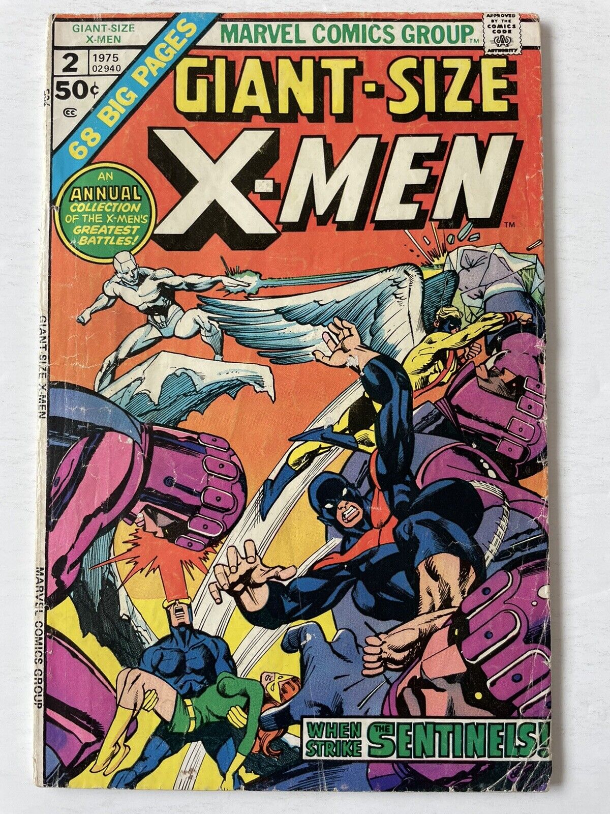 Giant-size X-men #2 1975 Neal Adams, Stan Lee FINE - condition 🔥 GEMINI 🔥