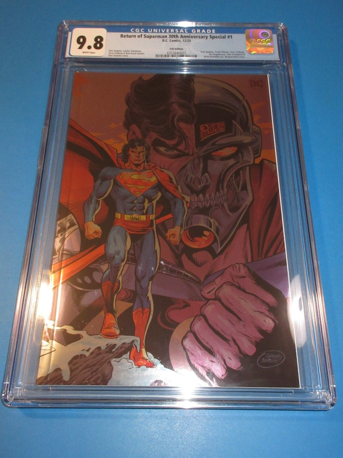Return of Superman 30th Anniversary #1 Foil Variant CGC 9.8 NM/M Gem Wow