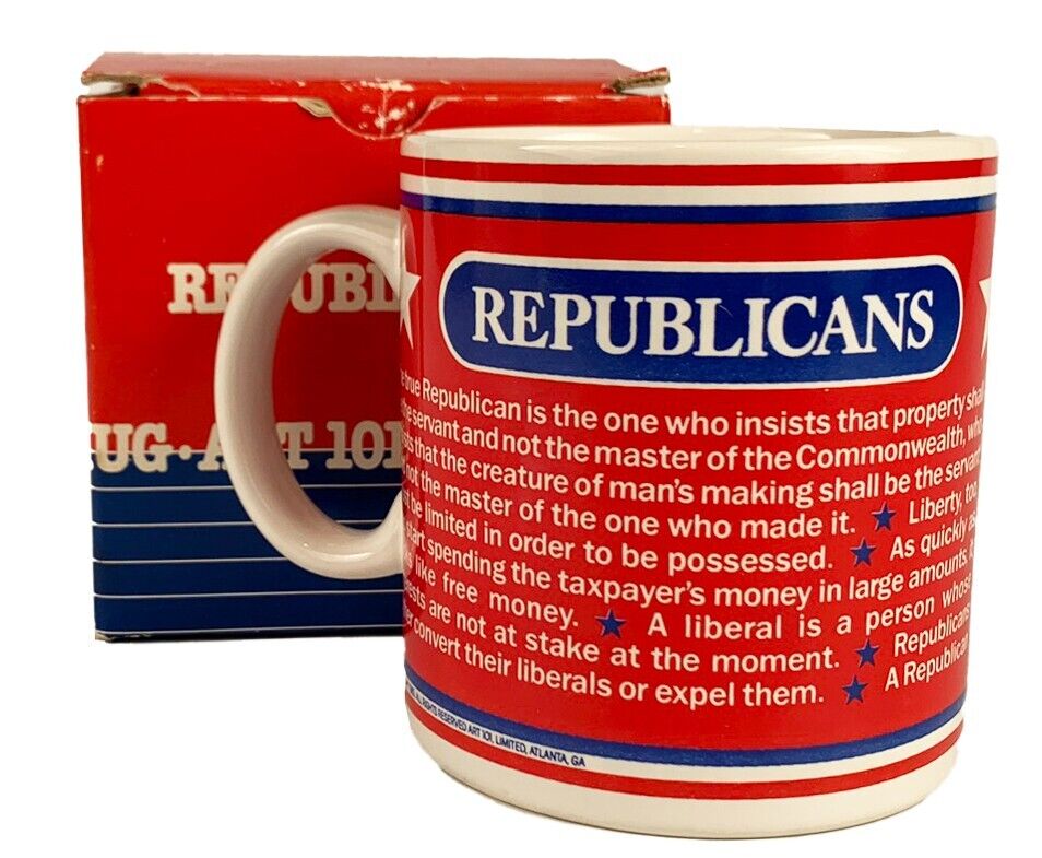 Republicans 1983 Toscany Coffee Cup Mug