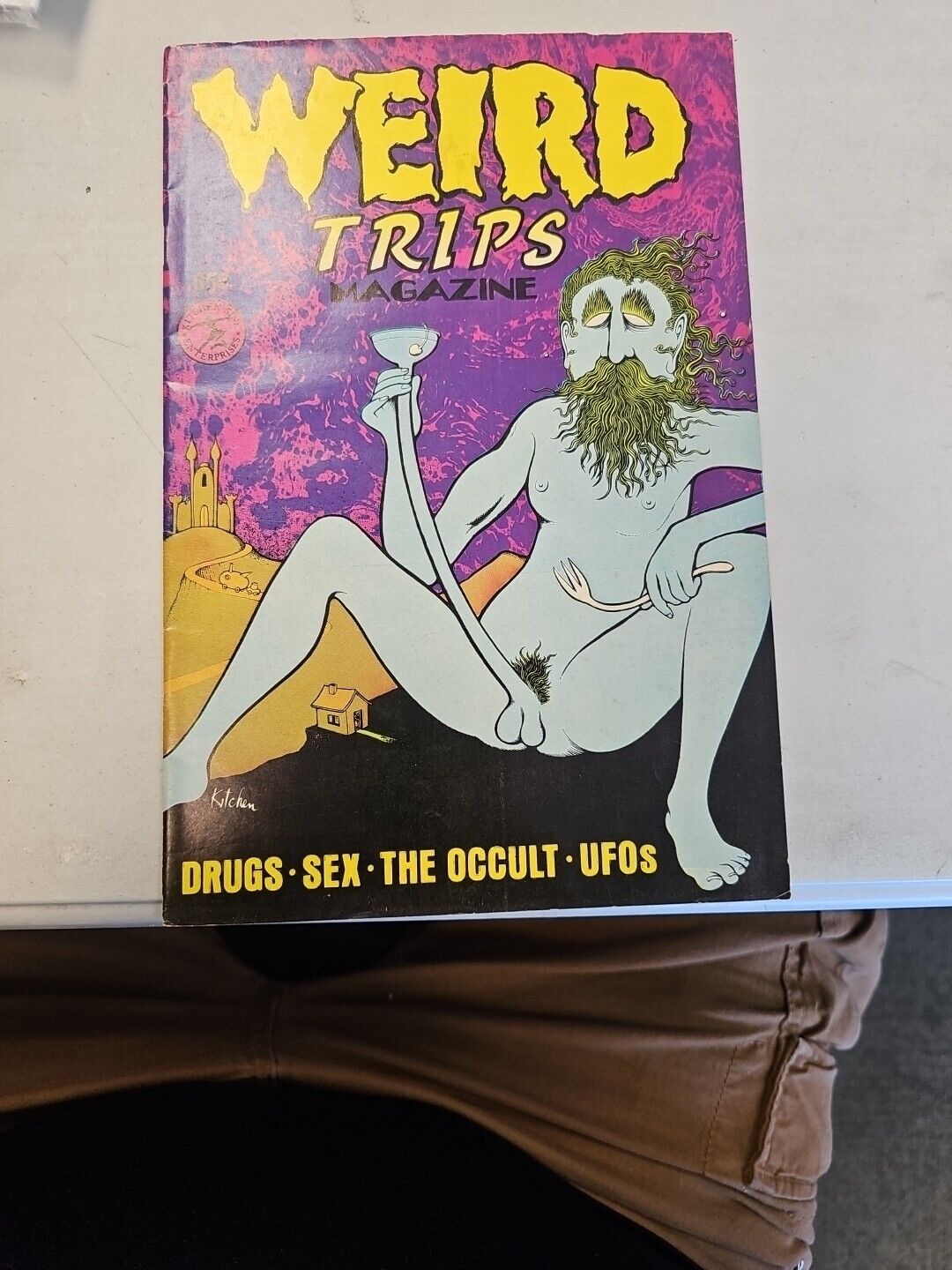 Weird Trips Magazine #1 VG/FN  By Denis Kitchen Kitchen Sink Enterprises D7