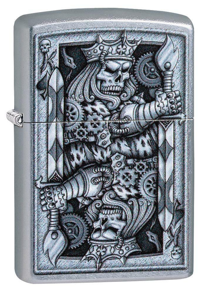 Zippo Windproof Steampunk King Of Spades Lighter 29877  New In Box