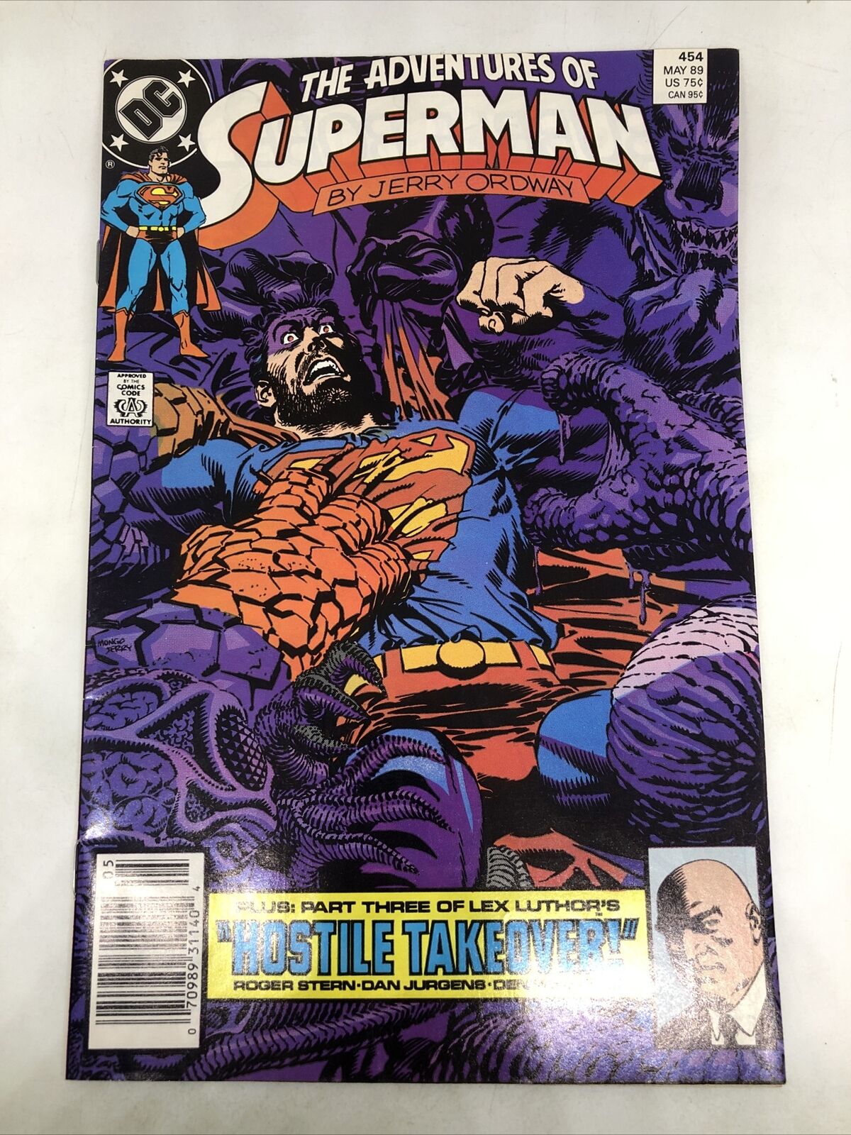 DC Comics The Adventure of Superman #454 May 1989