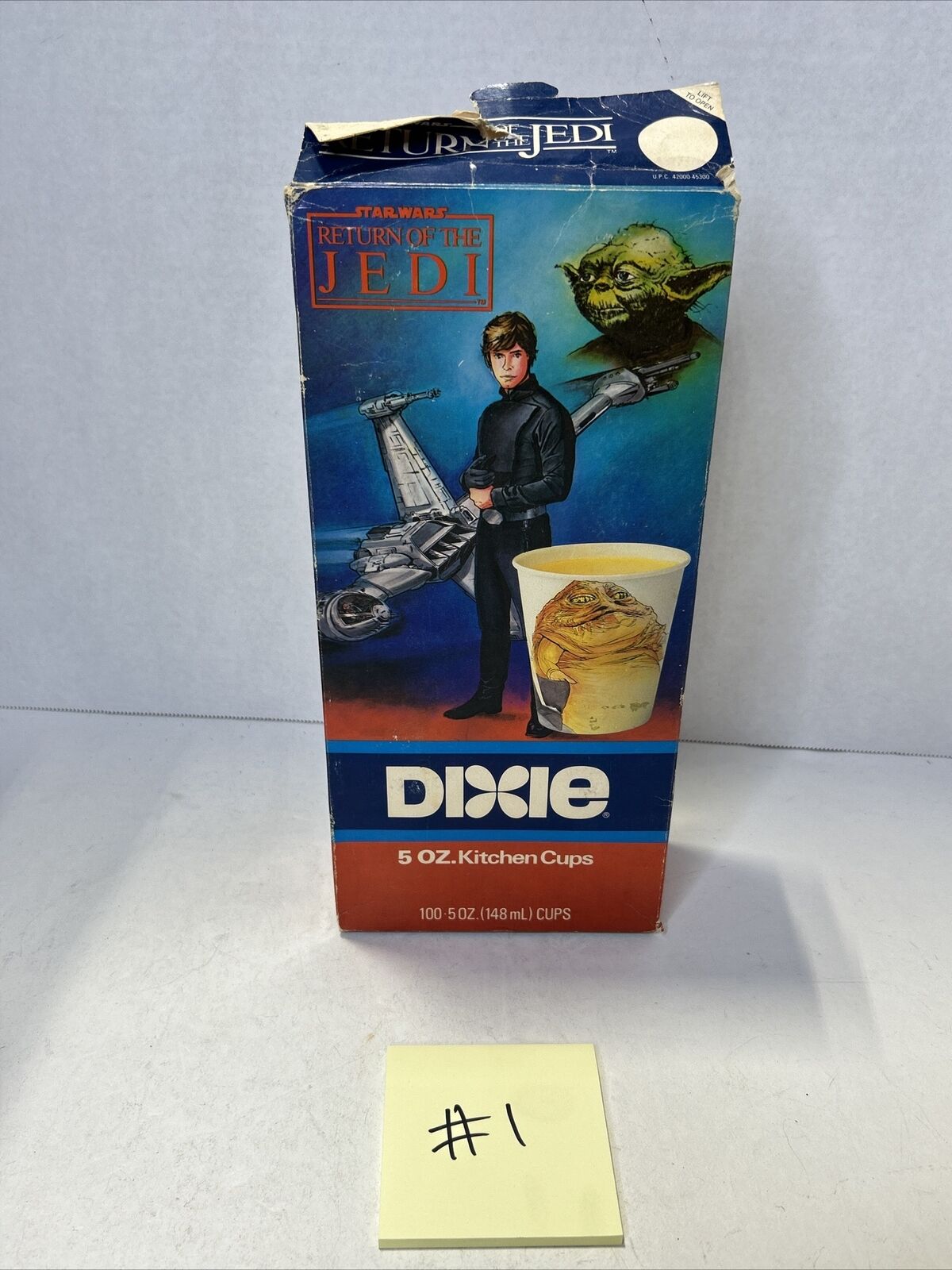 Vintage 1983 Star Wars- Return of the Jedi Dixie Cups. 96 count 5oz Open Box J2