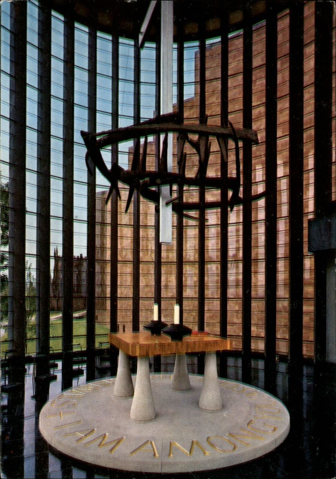 England Coventry Cathedral Chapel Christ the Servant ~ postcard sku081