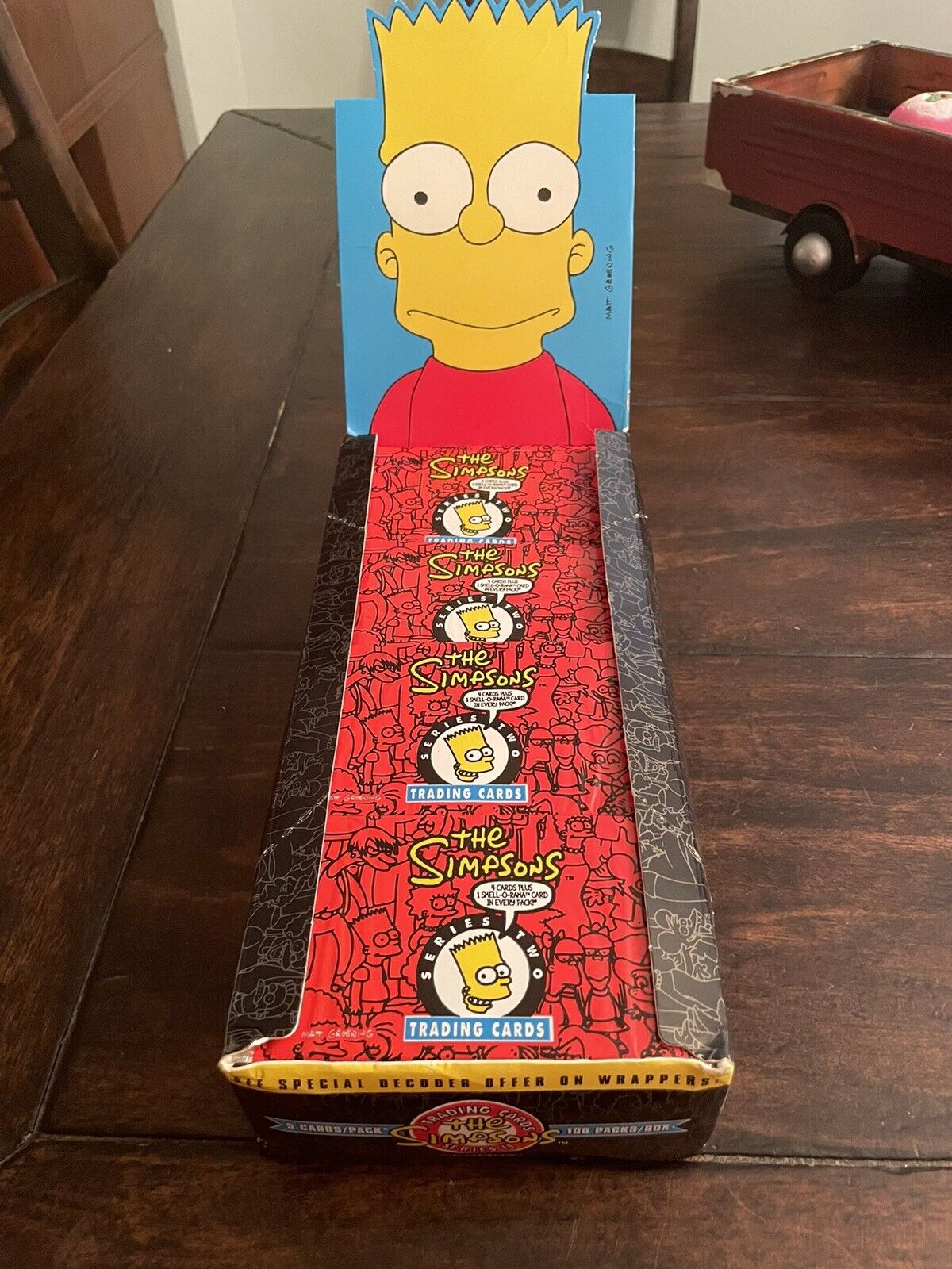 (1) Sealed Pack 1993 Skybox Simpsons Series 2 With Rare Arty Art Cards