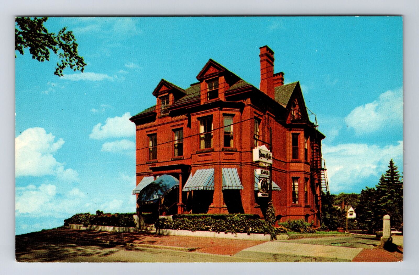 Portland ME-Maine, Roma Café, Antique, Vintage Postcard