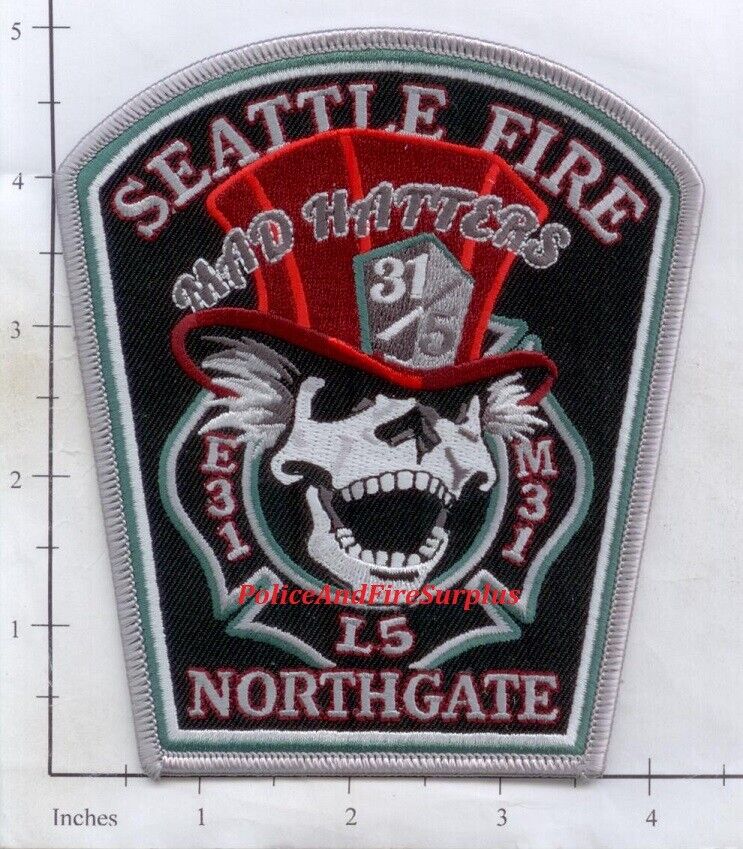 Washington - Seattle Engine 35 Ladder 5 Medic 31 WA Fire Dept Patch