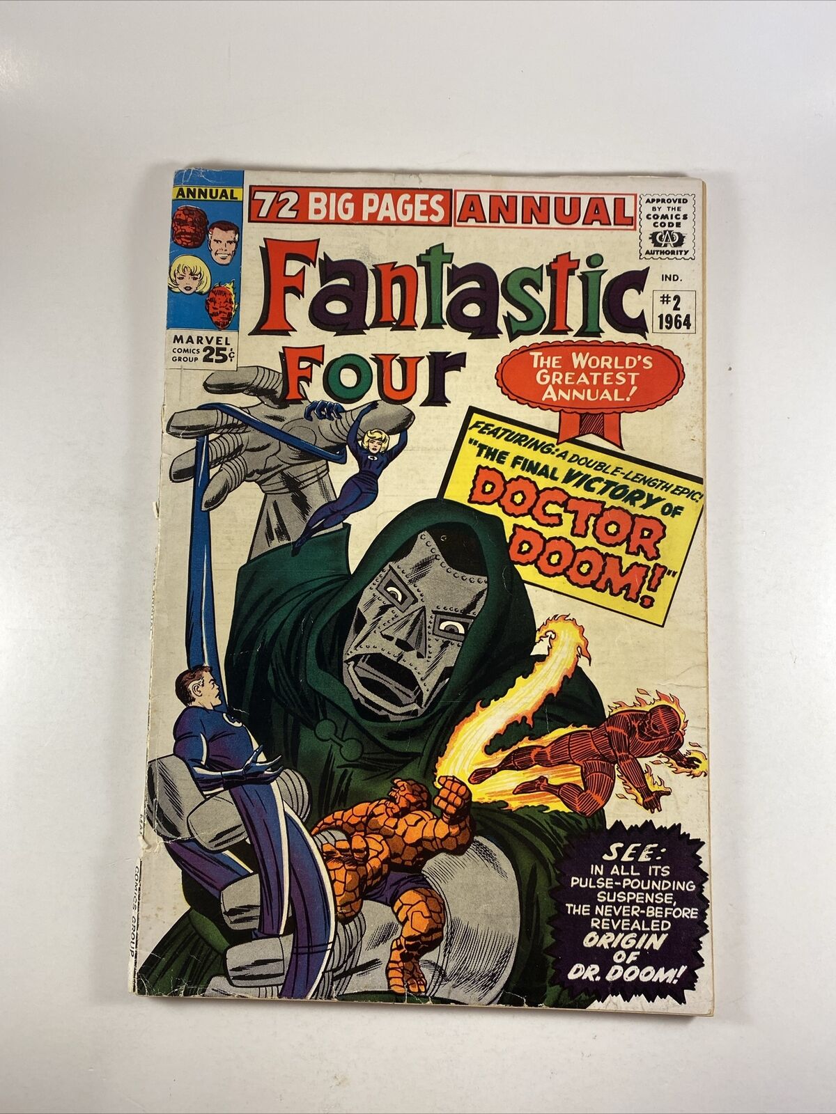 THE FANTASTIC FOUR Annual #2 Good Condition