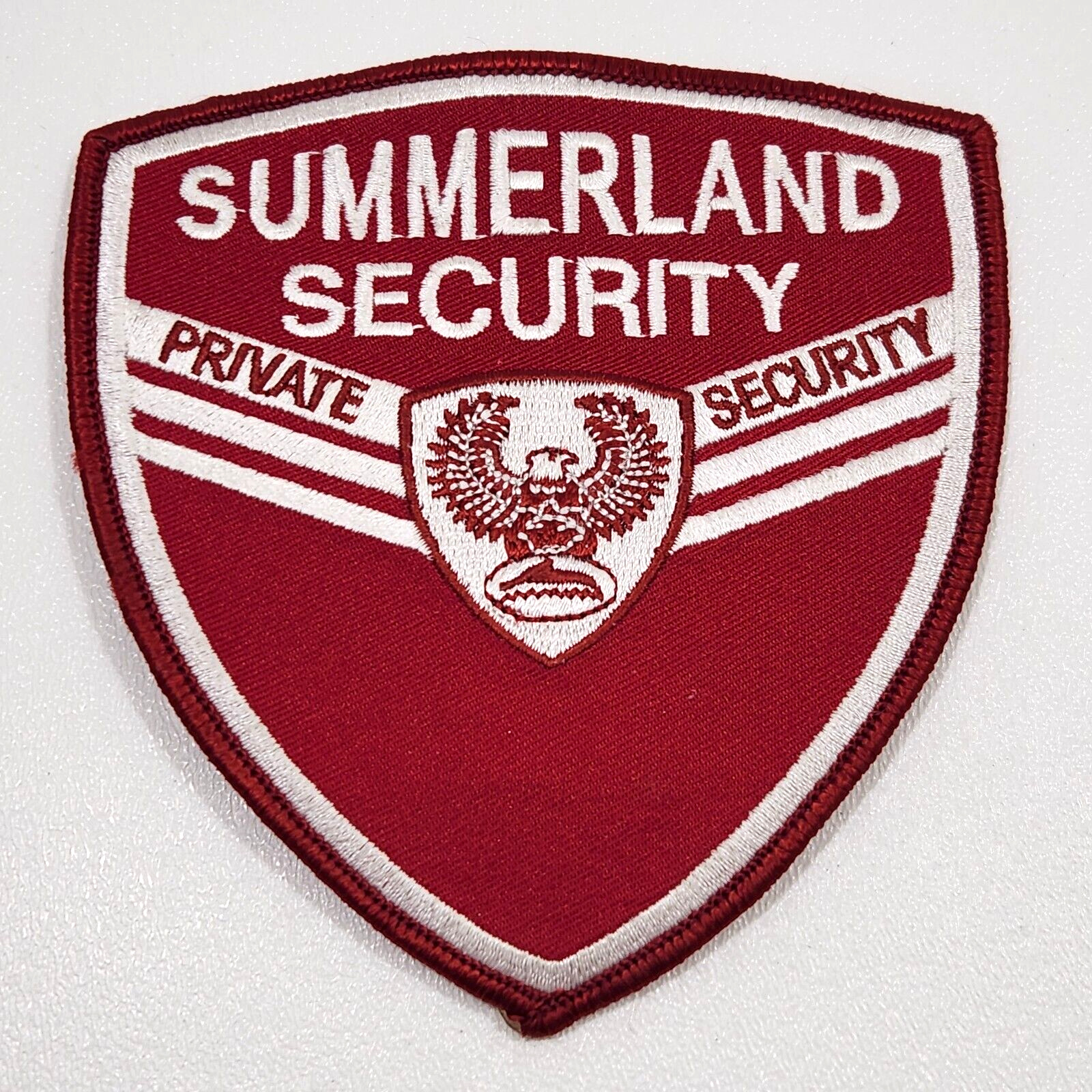 Summerland Private Security Patch Red Shield