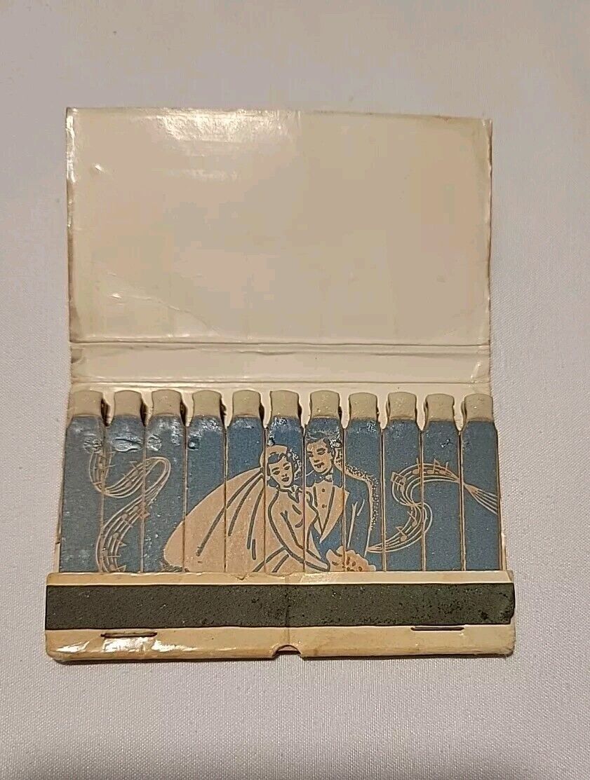 Vintage 1961 Wedding Matchbook Full Unstruck RARE Picture On Matches