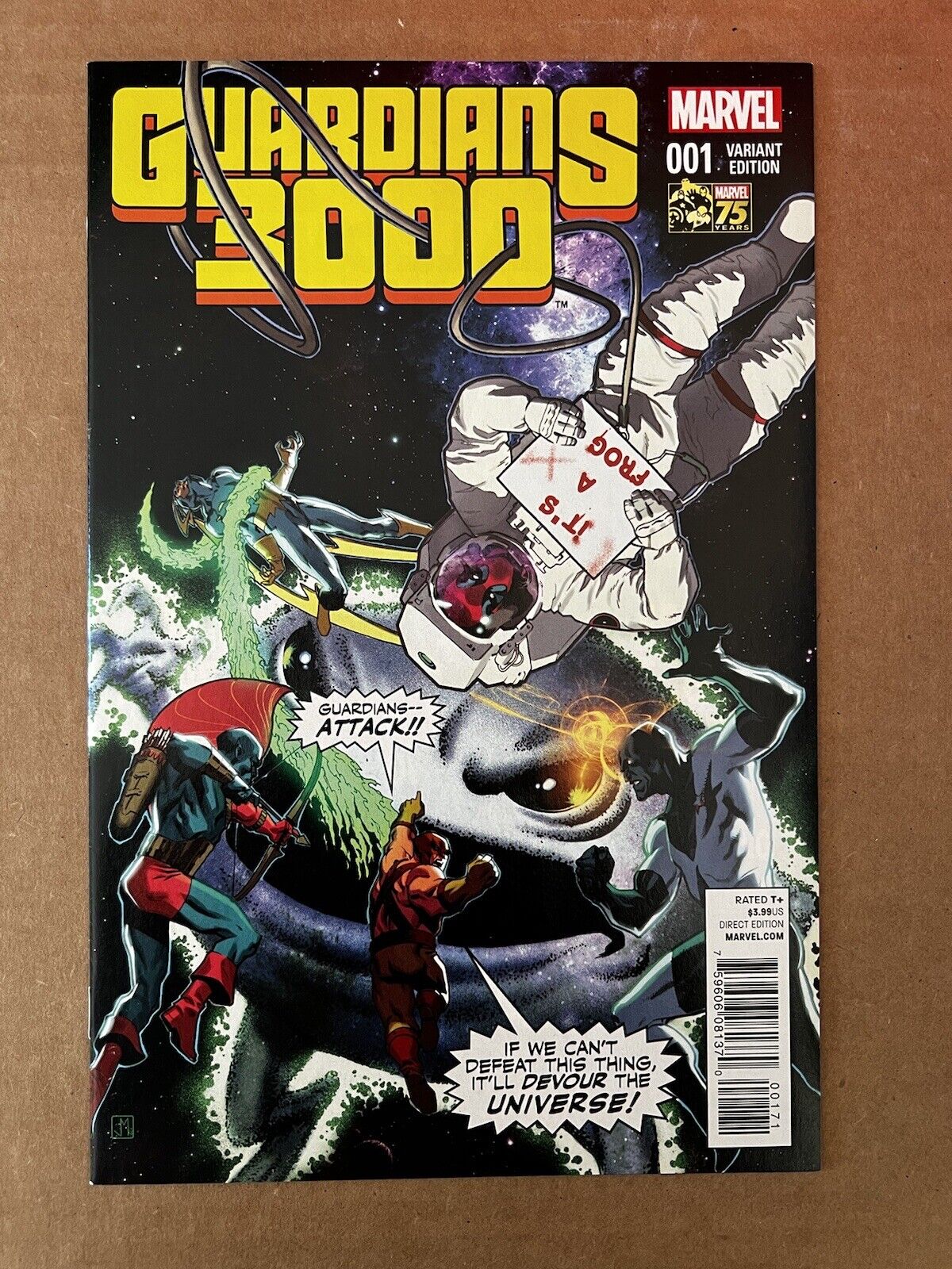 Guardians 3000 #1 Deadpool 75th Anniversary 1:25 Frog Variant 1st Print NM