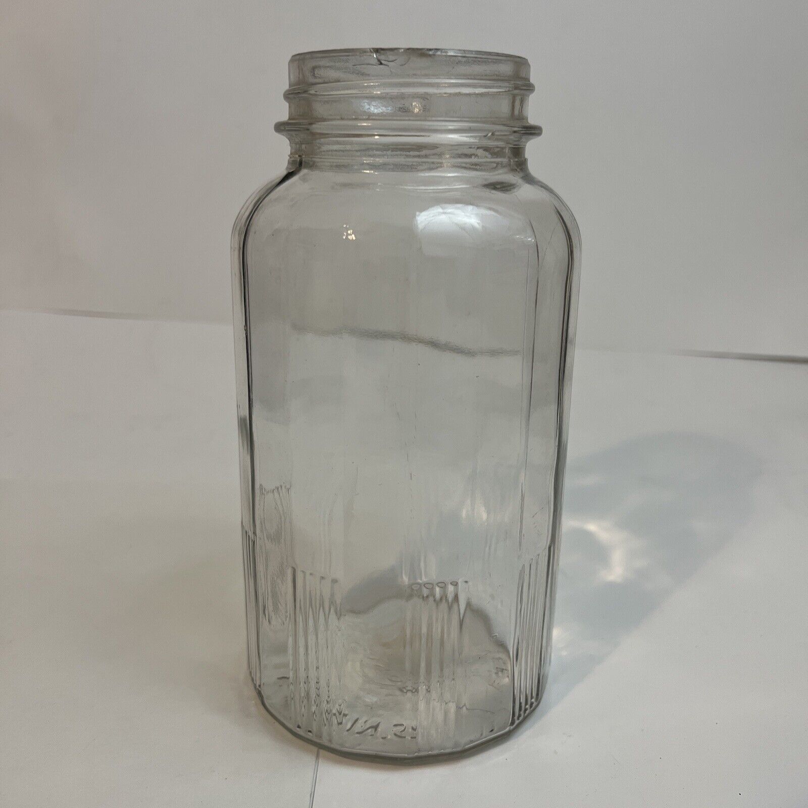 Vintage McLaughlin\'s Coffee - Manor House Coffee Clear Glass Jar No 13