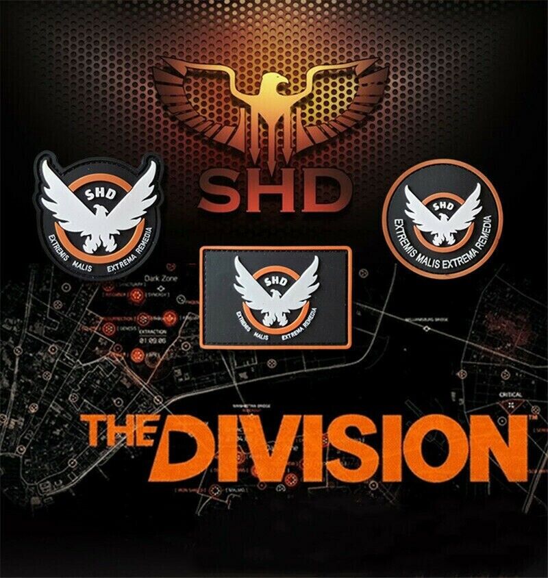 UBISOFT Tom Clancy's The Division 2: SHD Agent Patches Set of 3 - NEW & RARE
