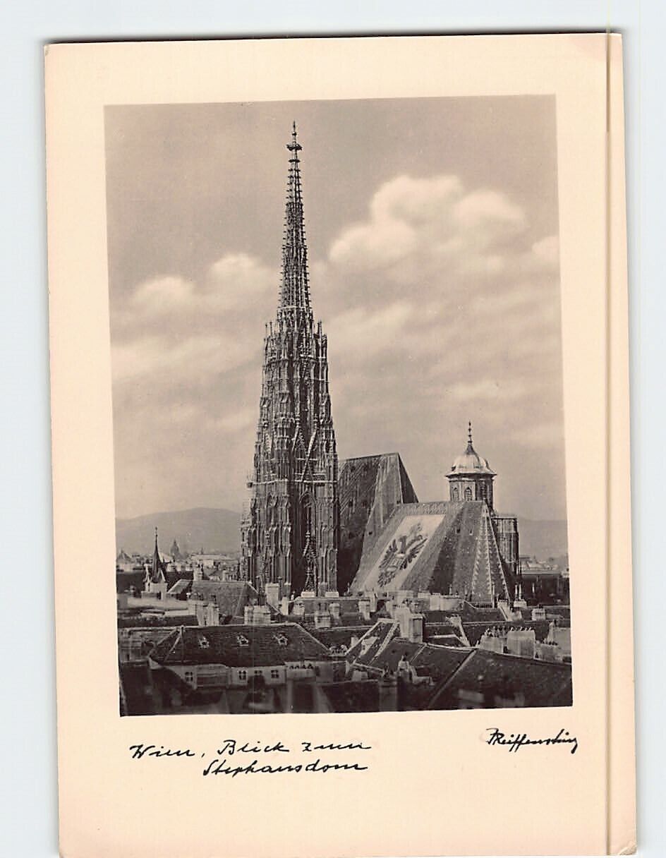 Postcard Blick zum Stephansdom Vienna Austria