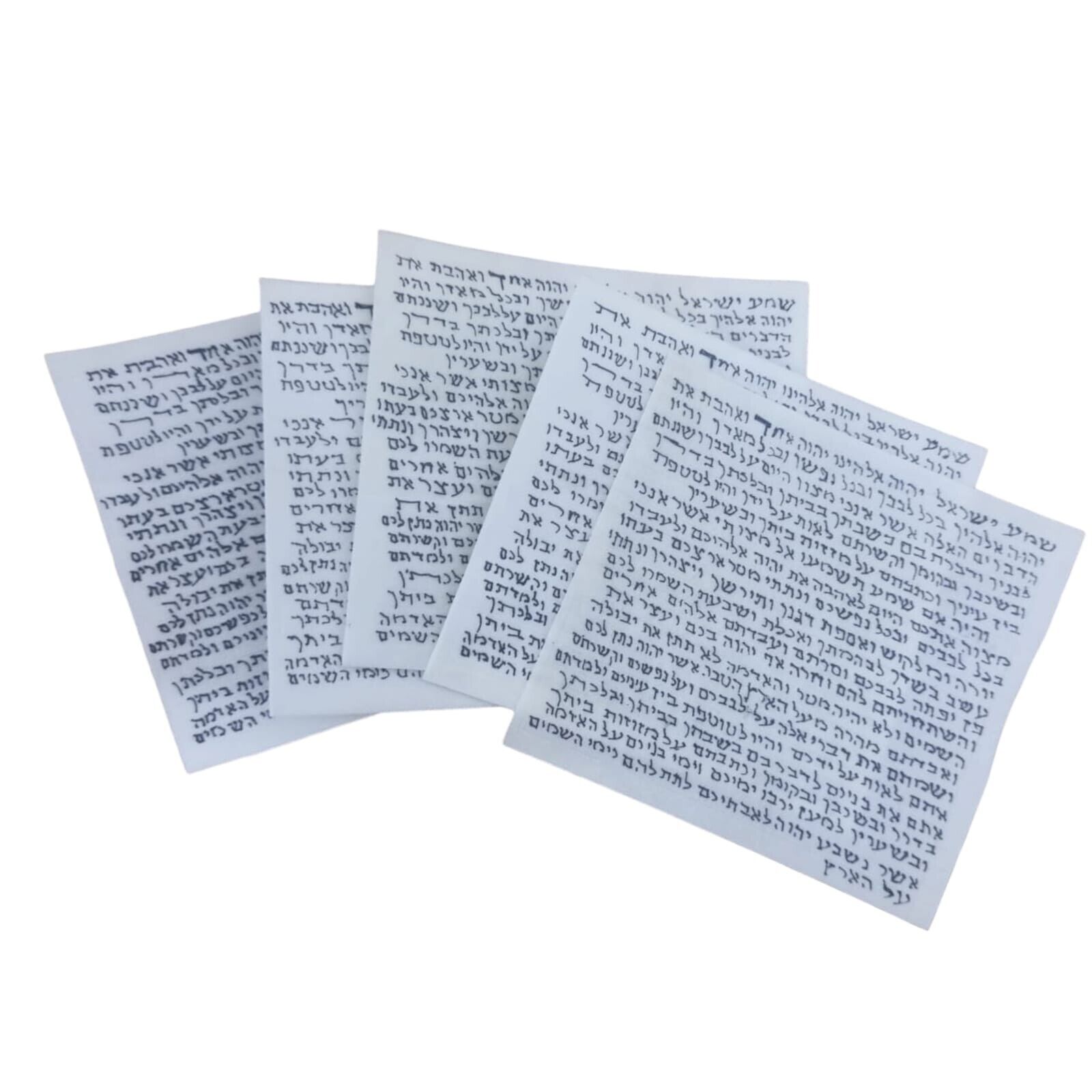 5 x Hand Written Kosher Mezuzah Scroll Parchment Klaf 2.75\