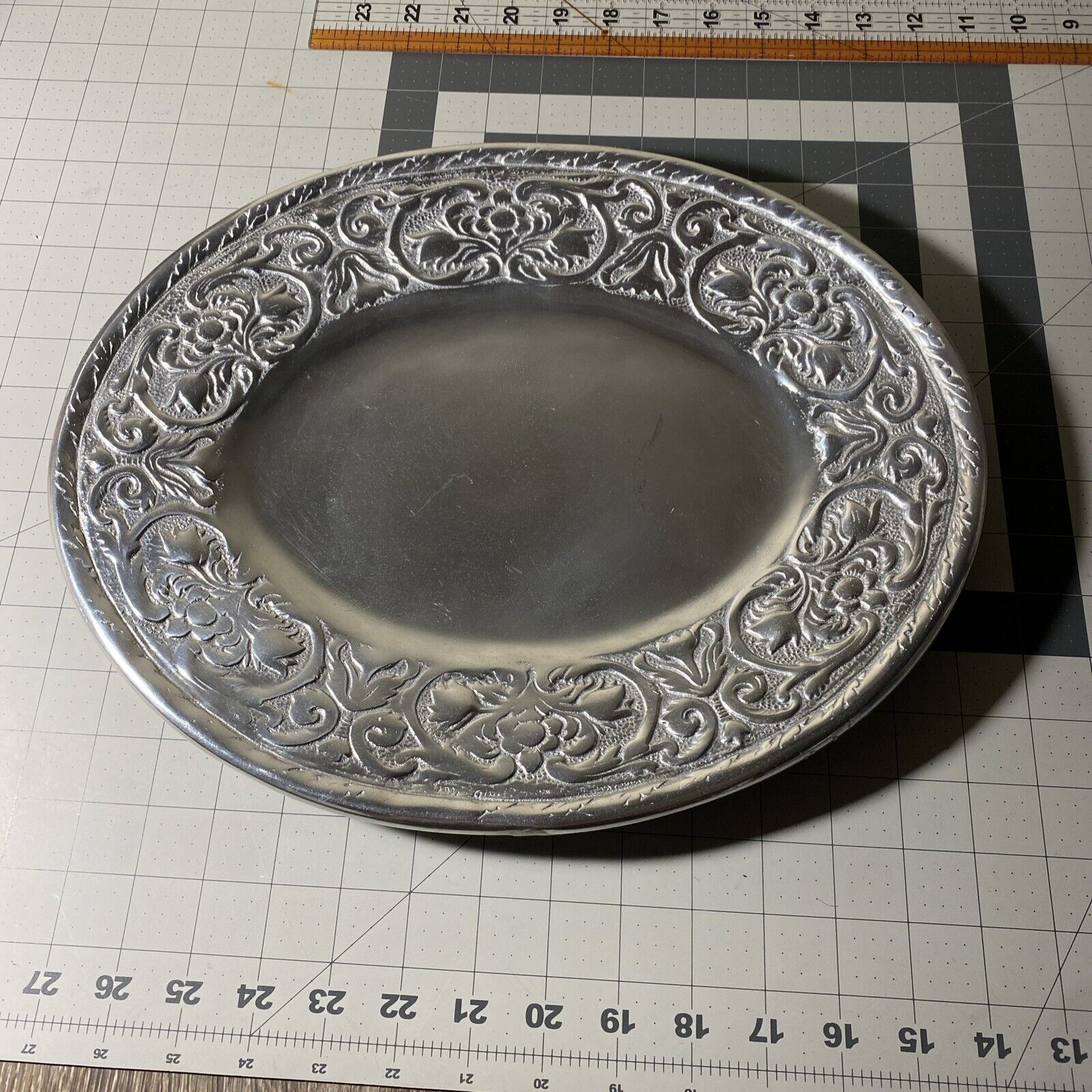 Wilton Pewter LARGE OVAL Platter-Tray 19\