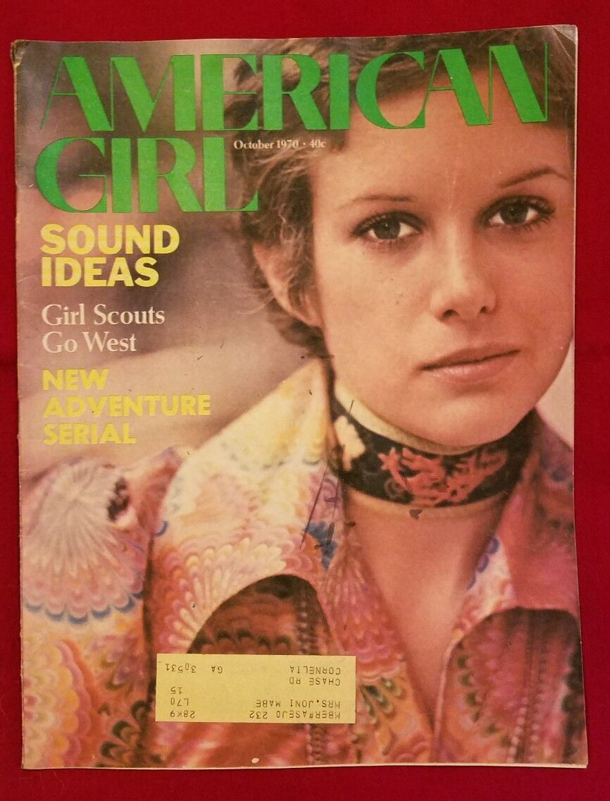 VINTAGE  GIRL SCOUT - 1970 AMERICAN GIRL - October