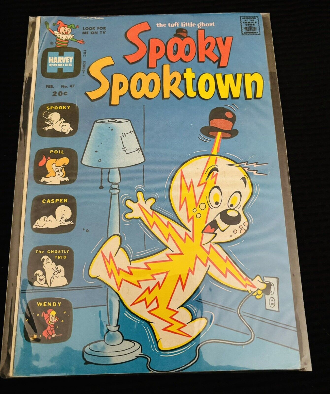 Spooky Spooktown Harvey Comics #47 The Tuff Little Ghost Casper Poil Wendy