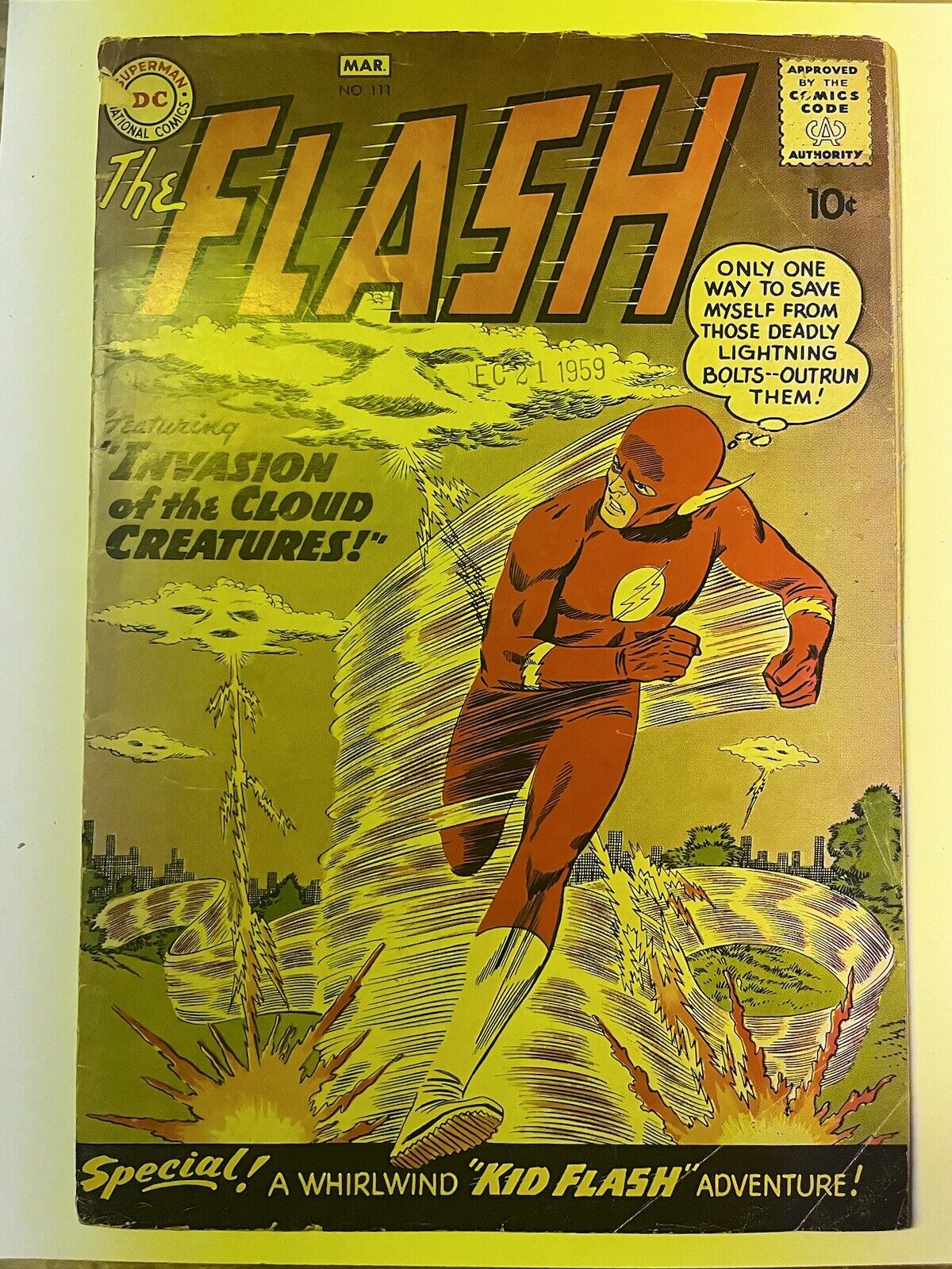 The Flash #111/Silver Age DC Comic Book/2nd Kid Flash/VG-