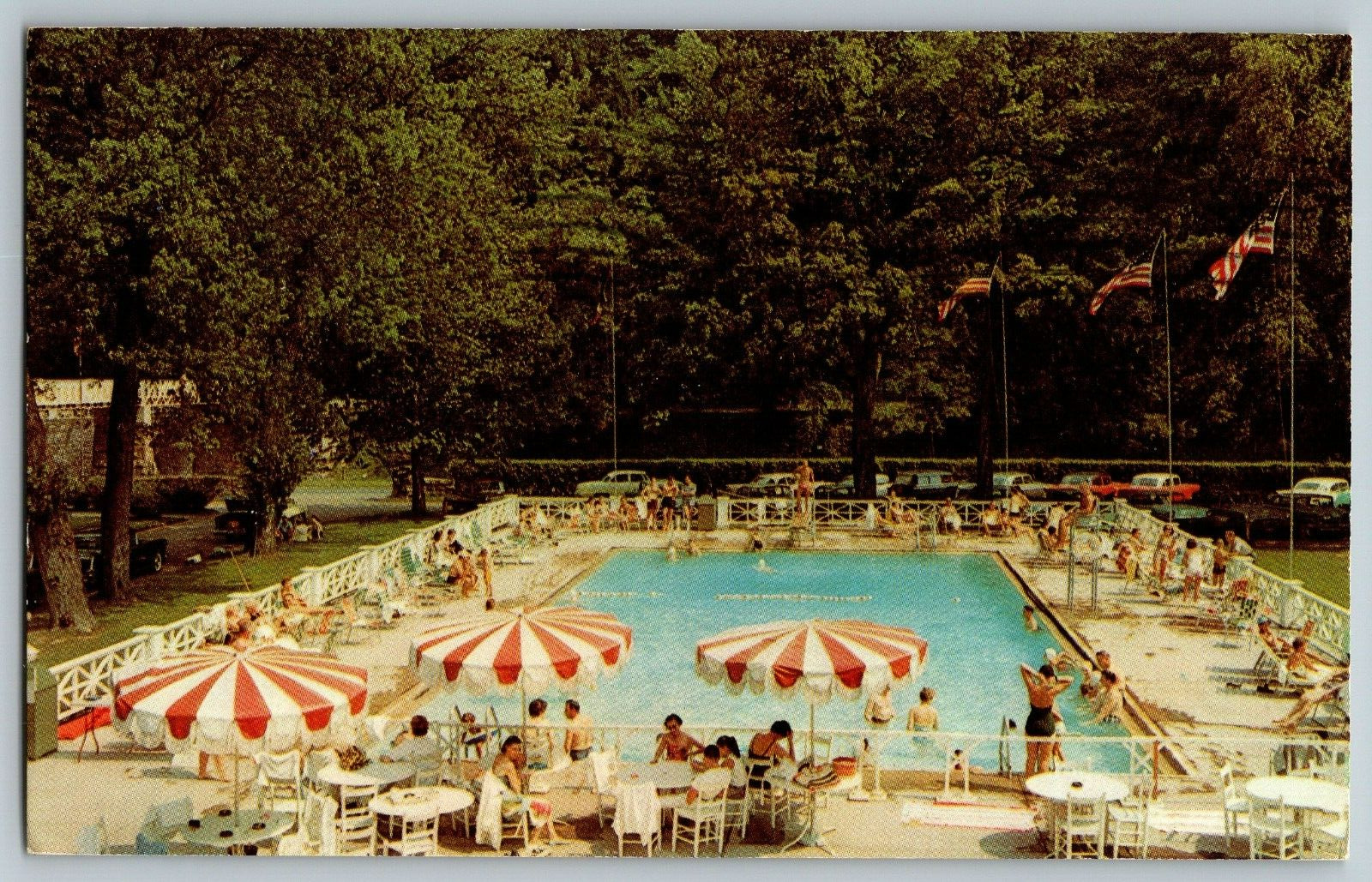 Bedford, Pennsylvania - Bedford Springs Hotel - Vintage Postcard - Posted
