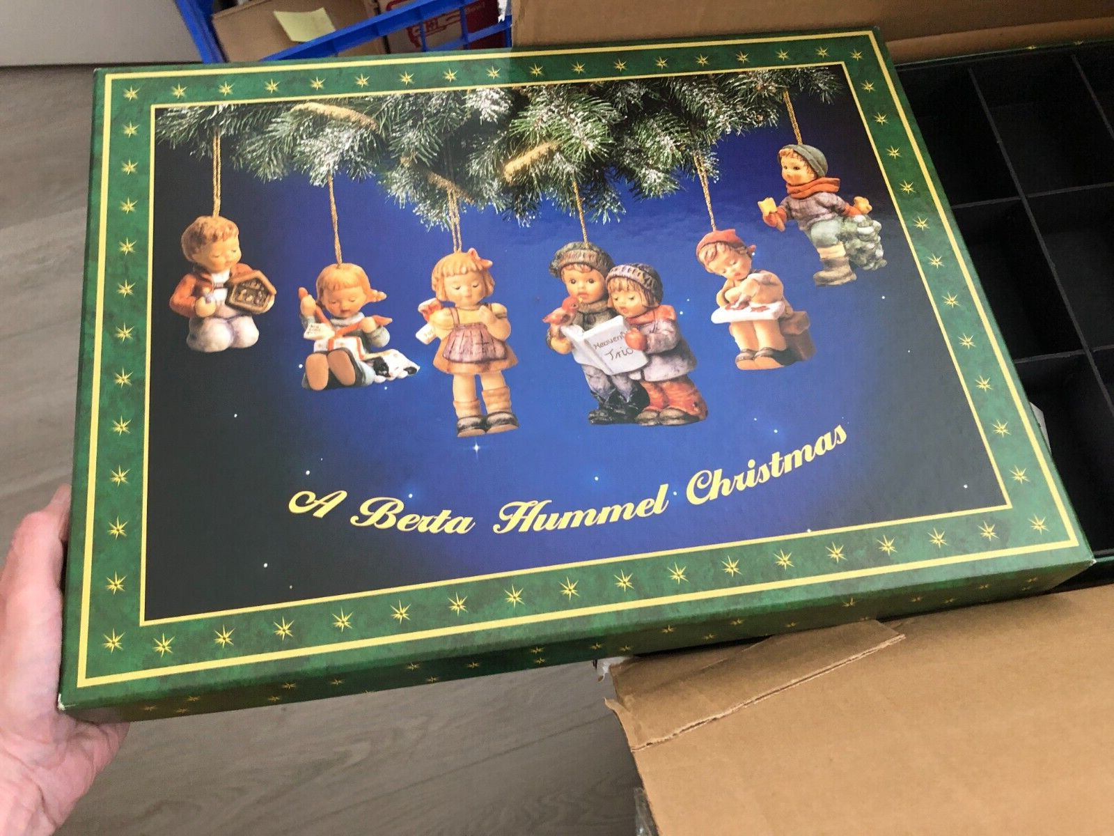 A Berta Hummel Christmas Ornament Box -- BOX ONLY