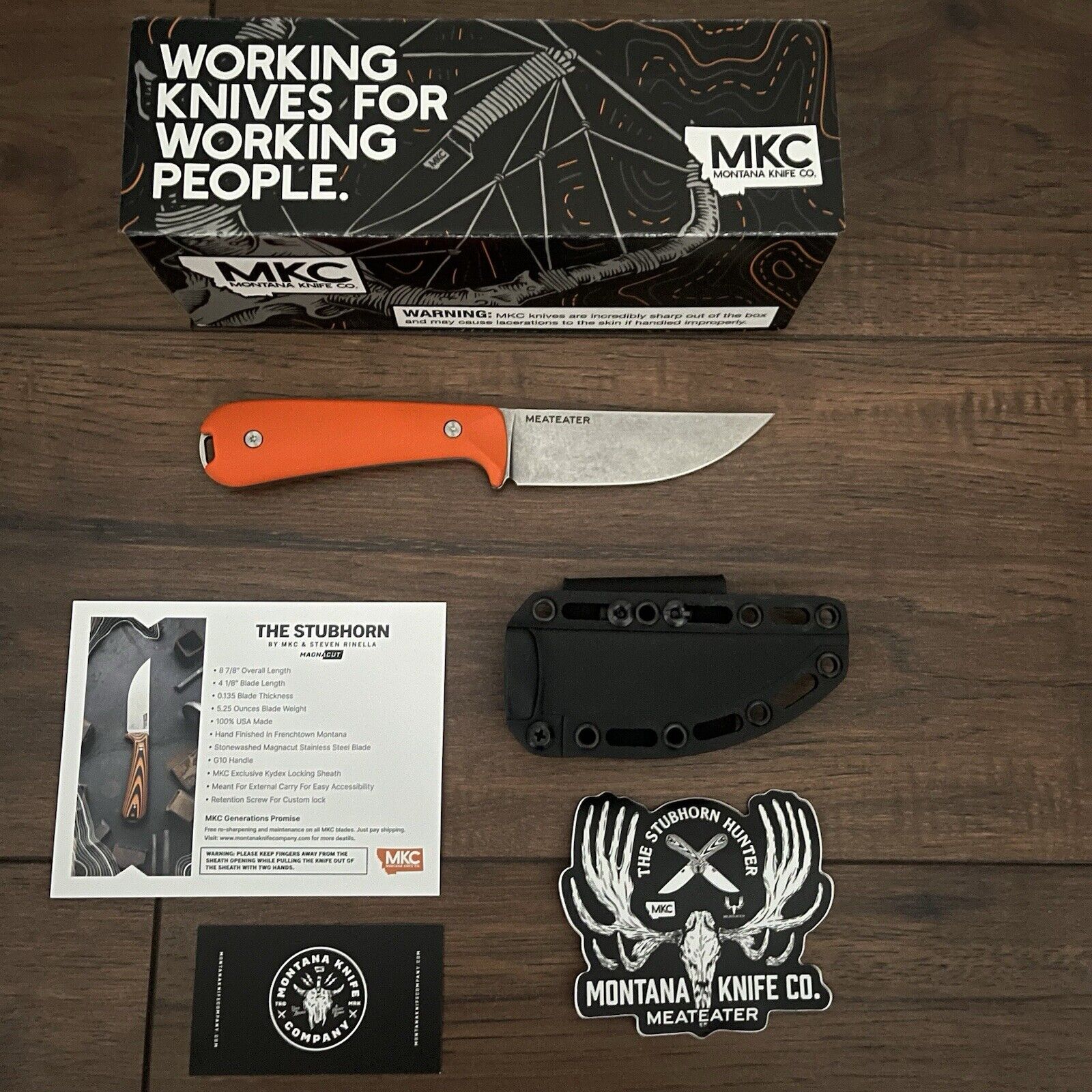 Montana Knife Company x Rinella Stub Horn (Limited Meateater Edition)