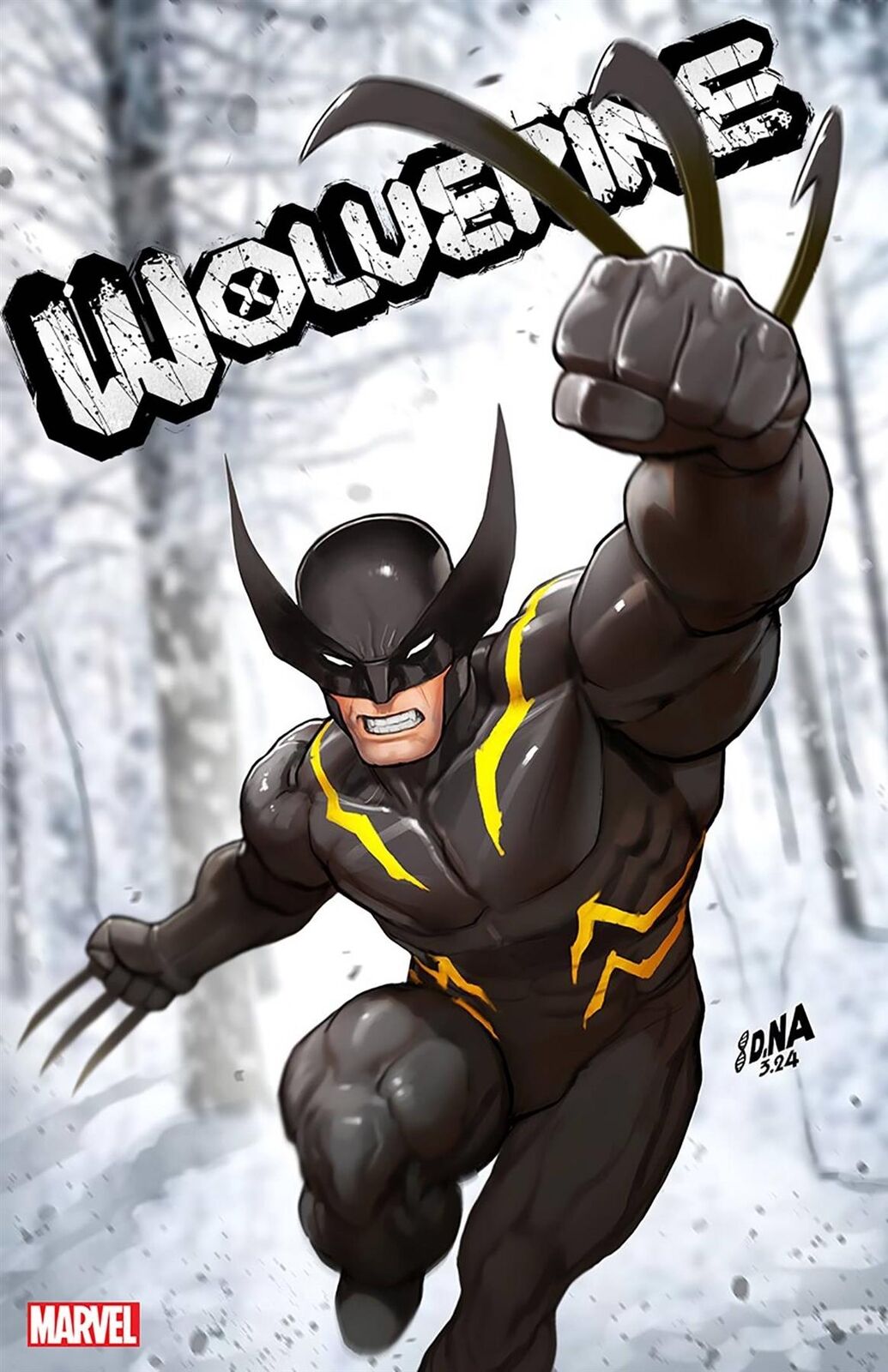 Wolverine #49 David Nakayama Black Costume Var Marvel Comic Book 2024