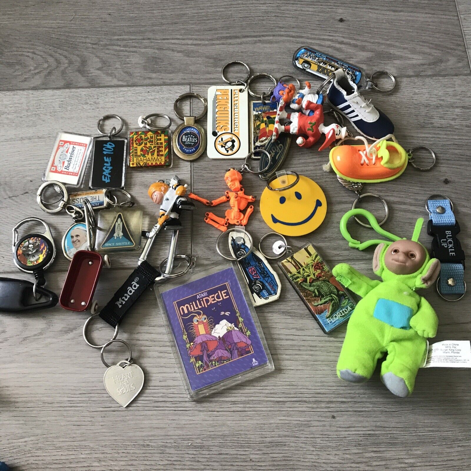 Random Vintage Keychain Lot 80s 90s Toys Rare Bundle