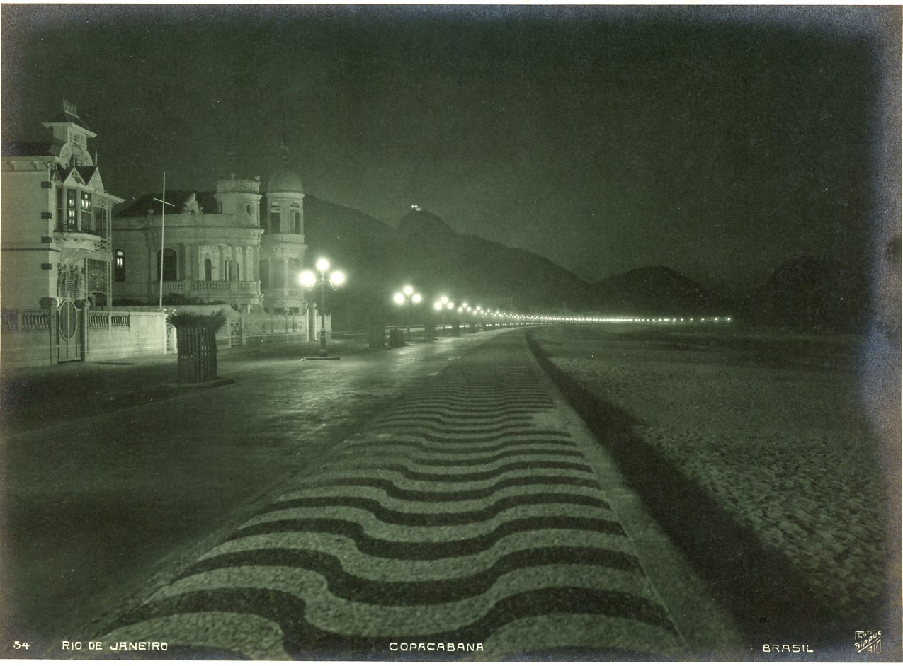 Bippus, Brazil, Rio de Janeiro, Copacabana Vintage Silver Print Arg Print