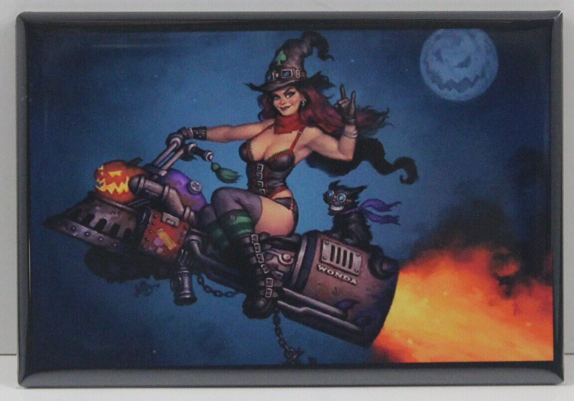 Sexy Rocket Witch Pinup Girl 2\