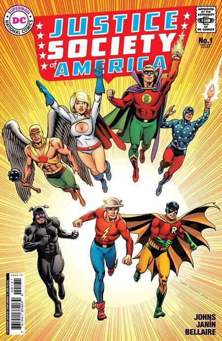 🔥 JUSTICE SOCIETY OF AMERICA #1 JERRY ORDWAY 1:25 Card Stock Ratio Variant