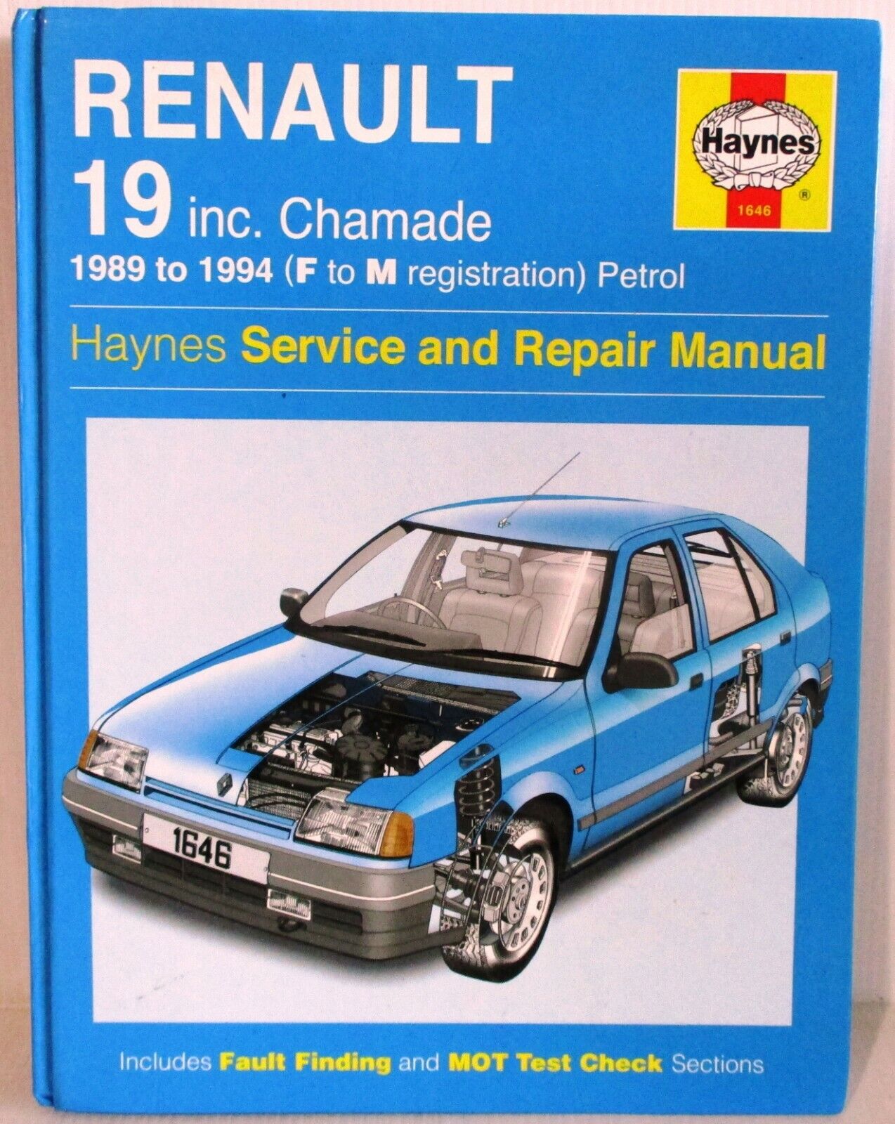 Haynes - Renault 19 inc. Chamade / 1989 to 1994 / Service and Repair Manual, 142