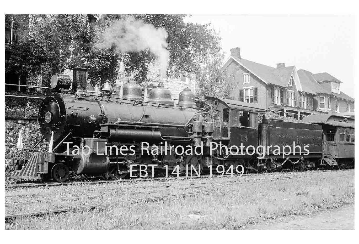 EAST BROAD TOP EBT 14 MT UNION PA AT DEPOT ON JULY 31 1949 - NEW 5X8 PHOTO