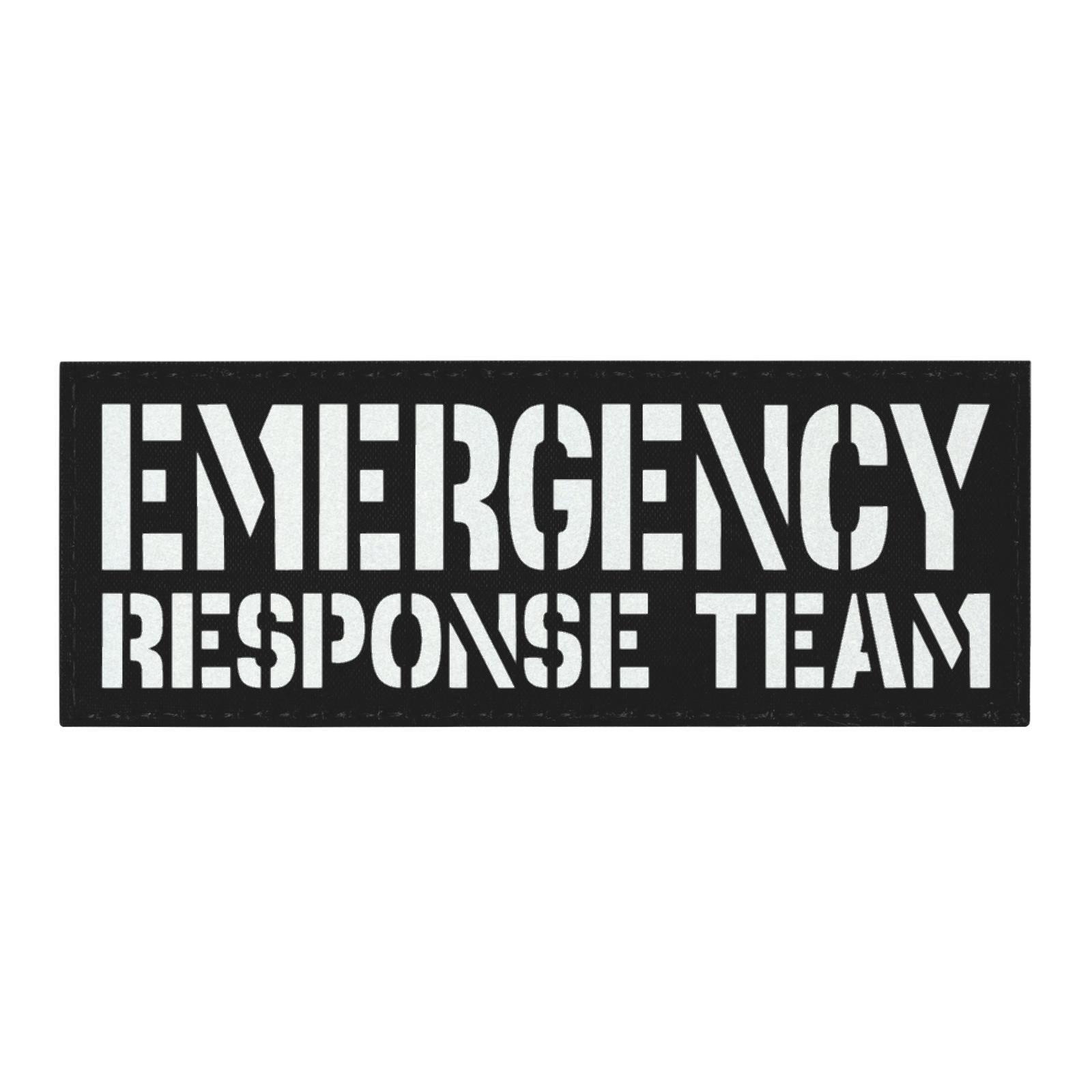 emergency response team 3x8 reflective high visibility plate carrier hi patch