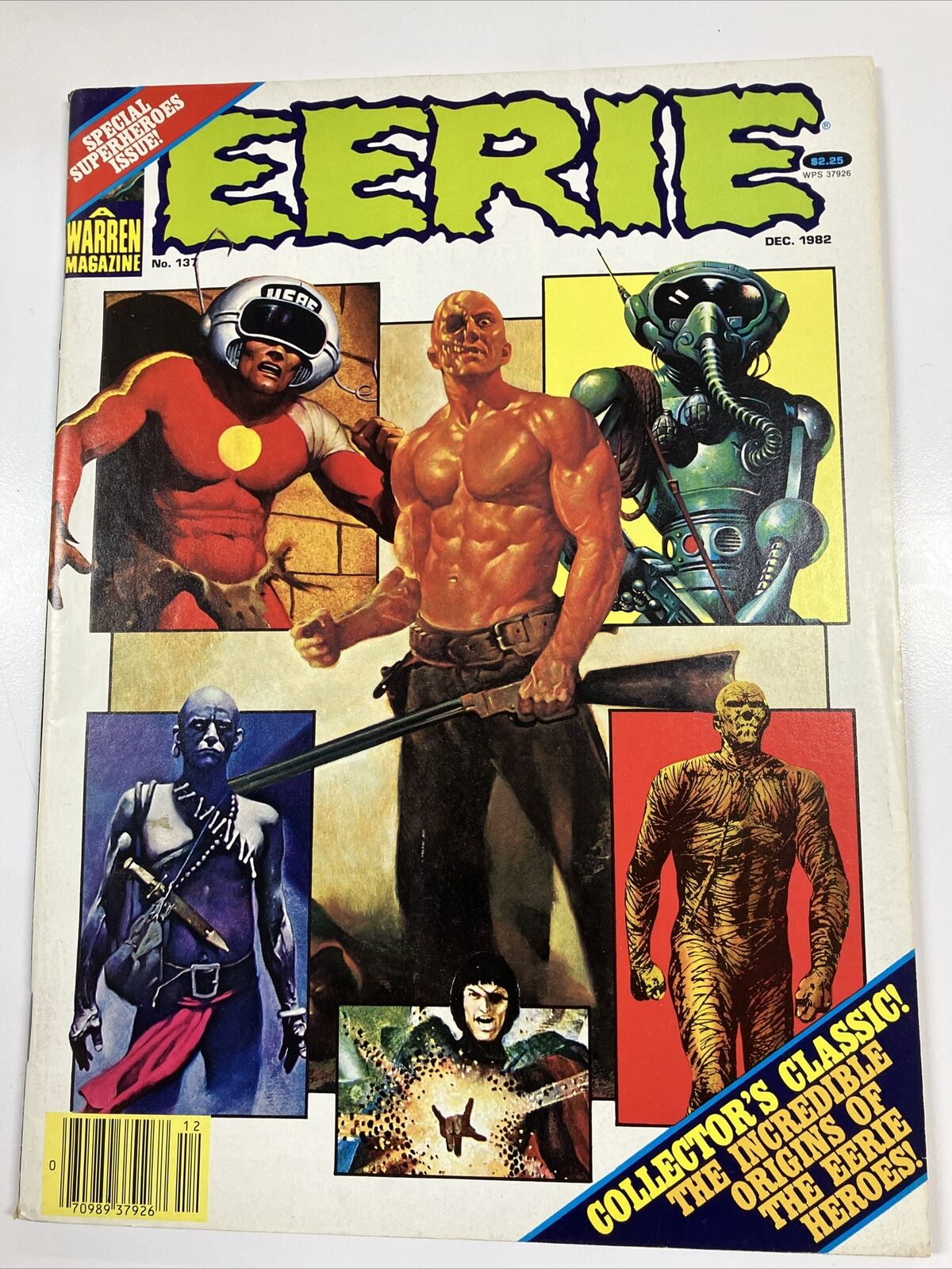 Eerie #137  Magazine September 1982 Warren Horror Comics Fine 7.5