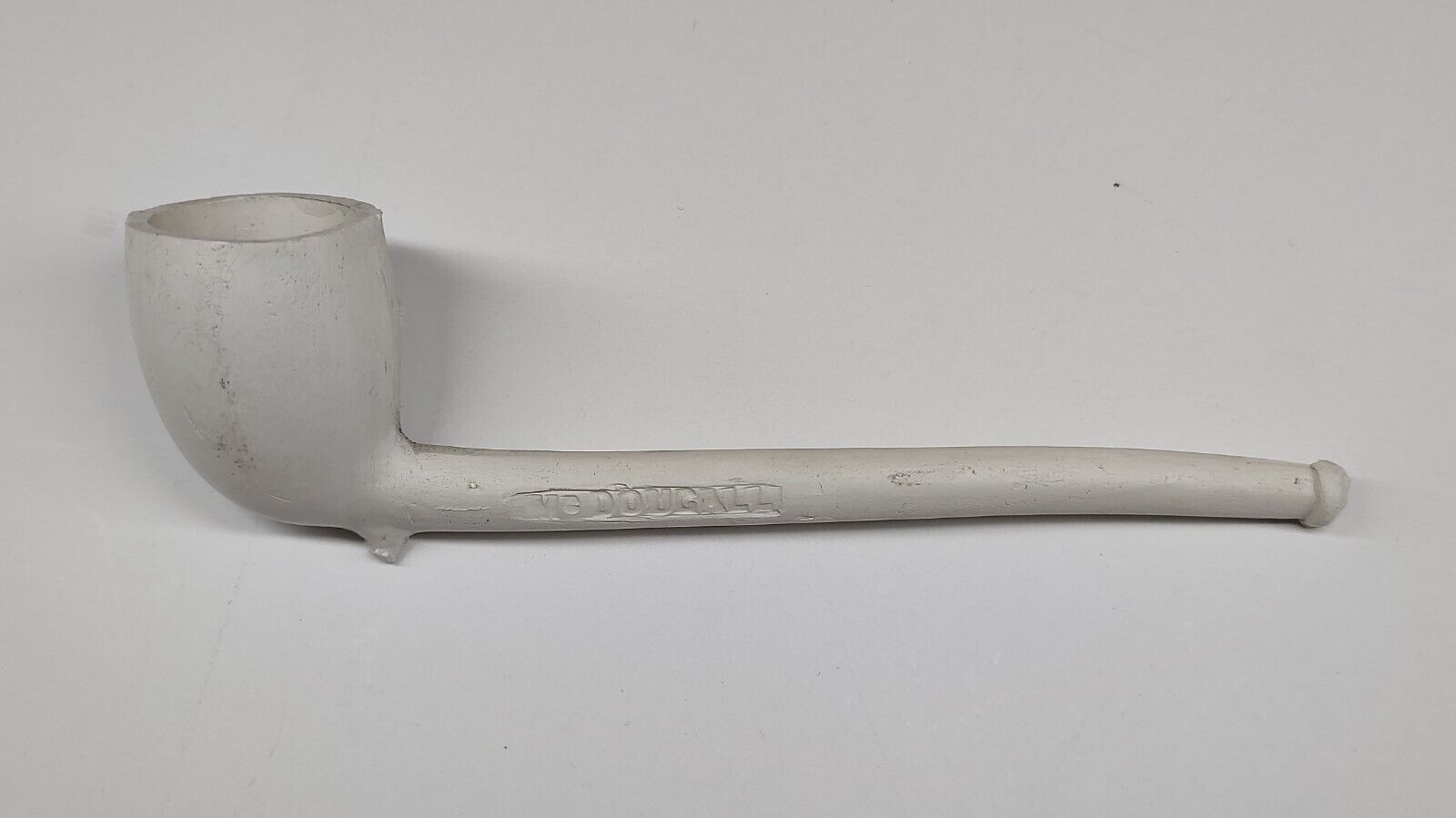Antique McDougall Scotland White Clay Smoking Tobacco Pipe Rare Never Used