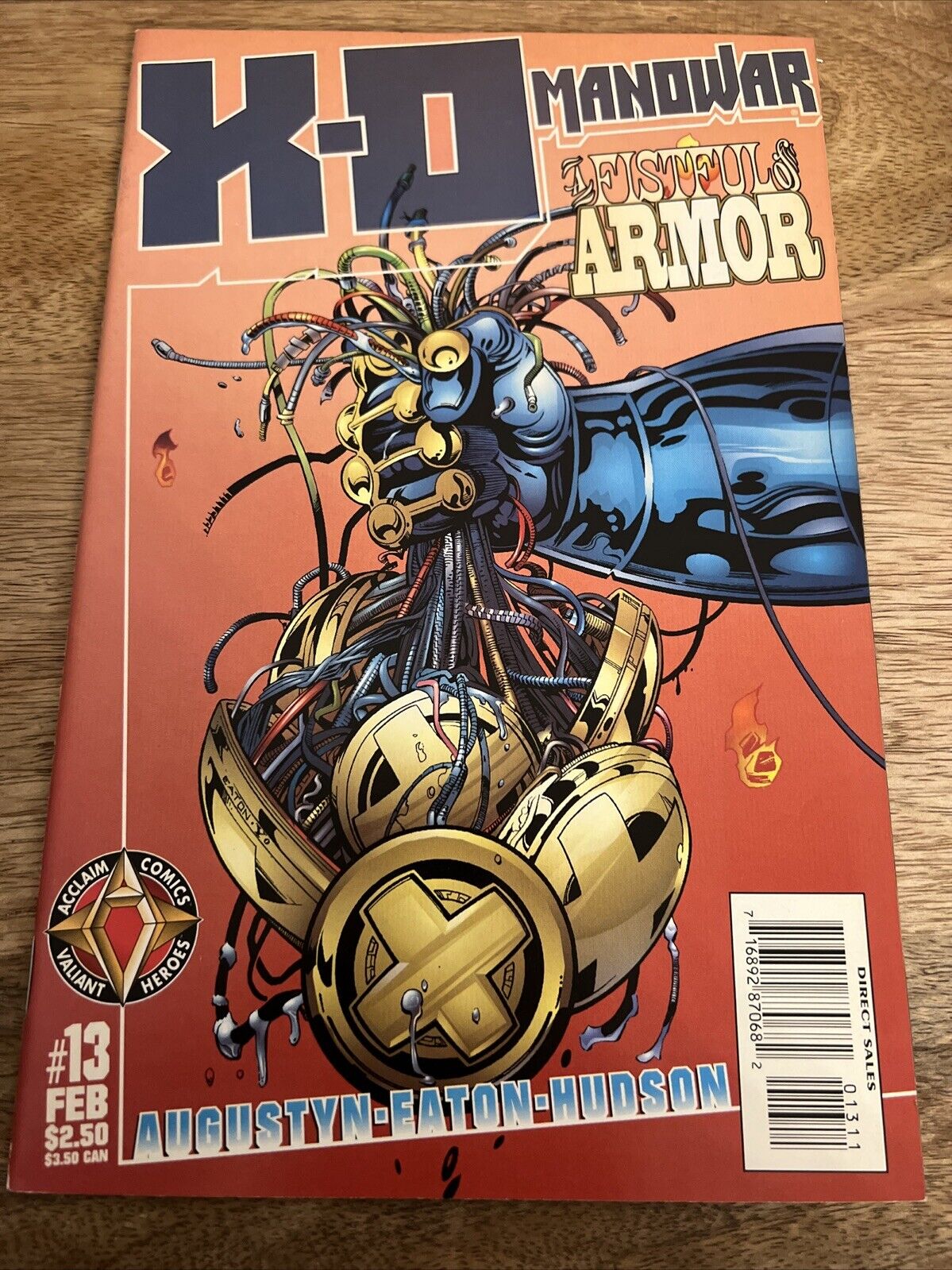 X-O Manowar Fistful Armor Acclaim Comics Issue# 13 Comic Book