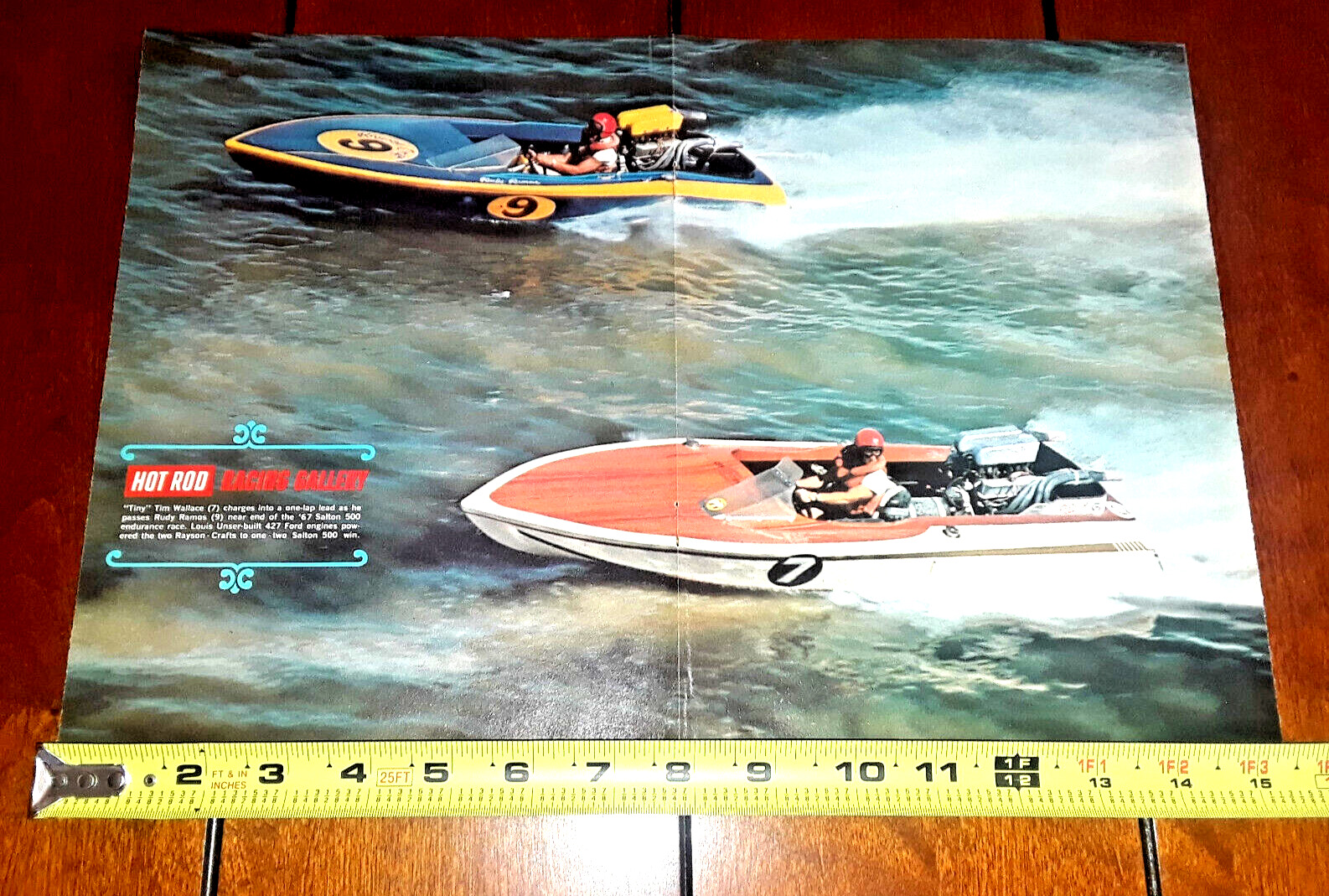 1967 RAYSON - CRAFTS SPEED BOATS FORD 427 ORIGINAL ARTICLE