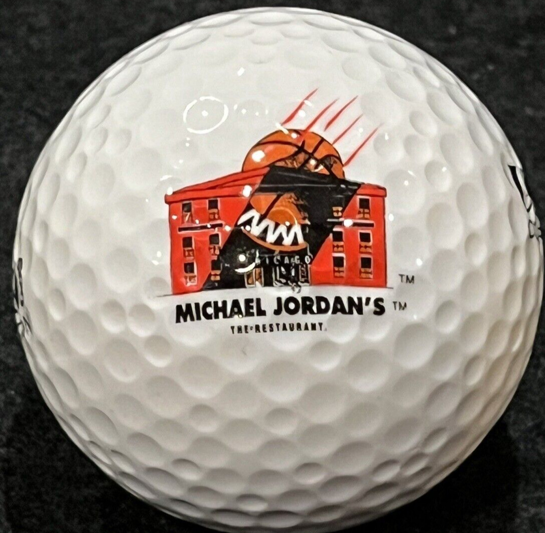 Michael Jordan\'s The Restaurant Logo Golf Ball Chicago Bulls NBA
