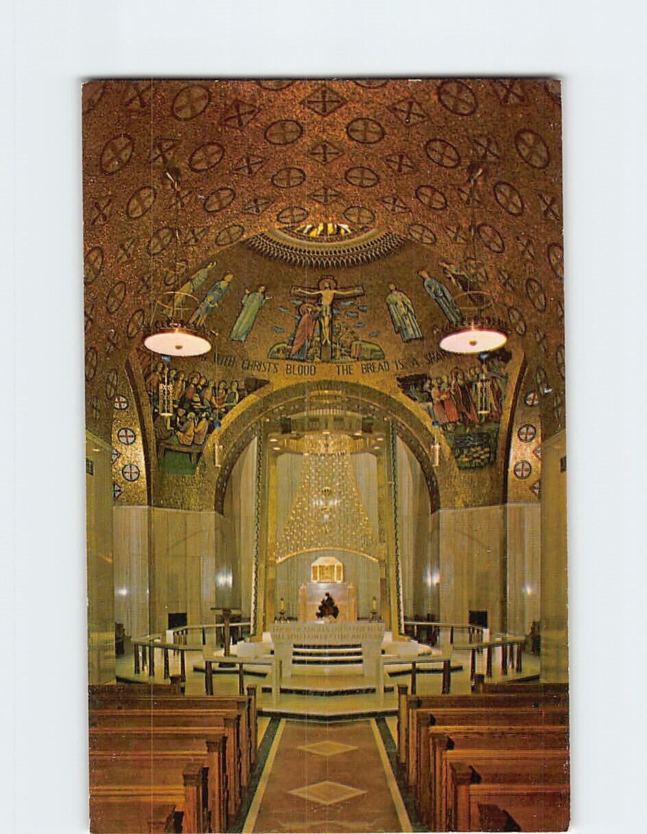 Postcard Blessed Sacrament Chapel Nat'l Shrine of the Immaculate Conception USA
