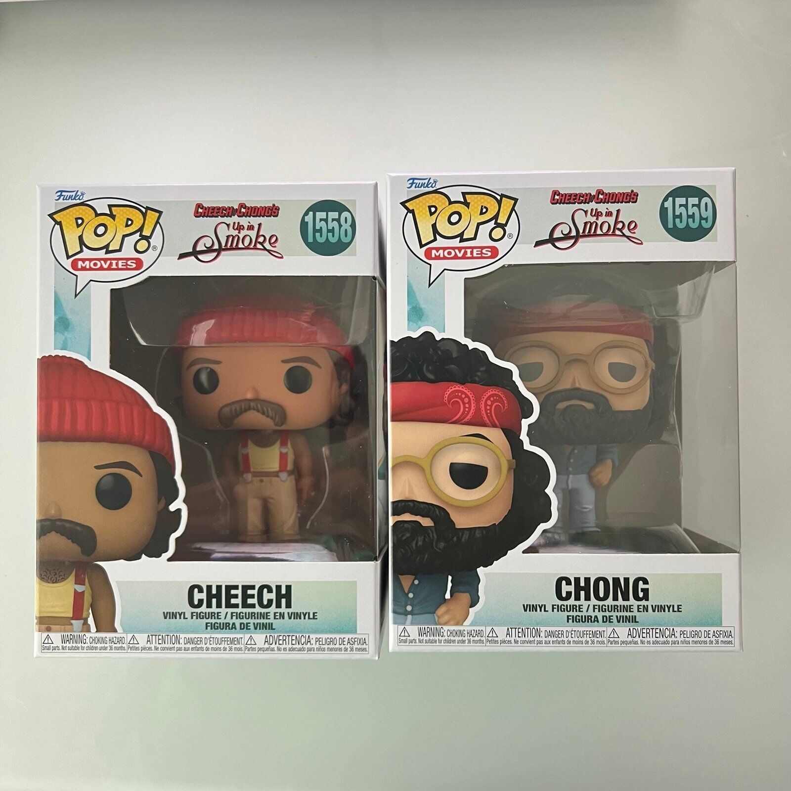 Funko Pop Cheech & Chong: Up in Smoke #1558 & #1559 IN HAND