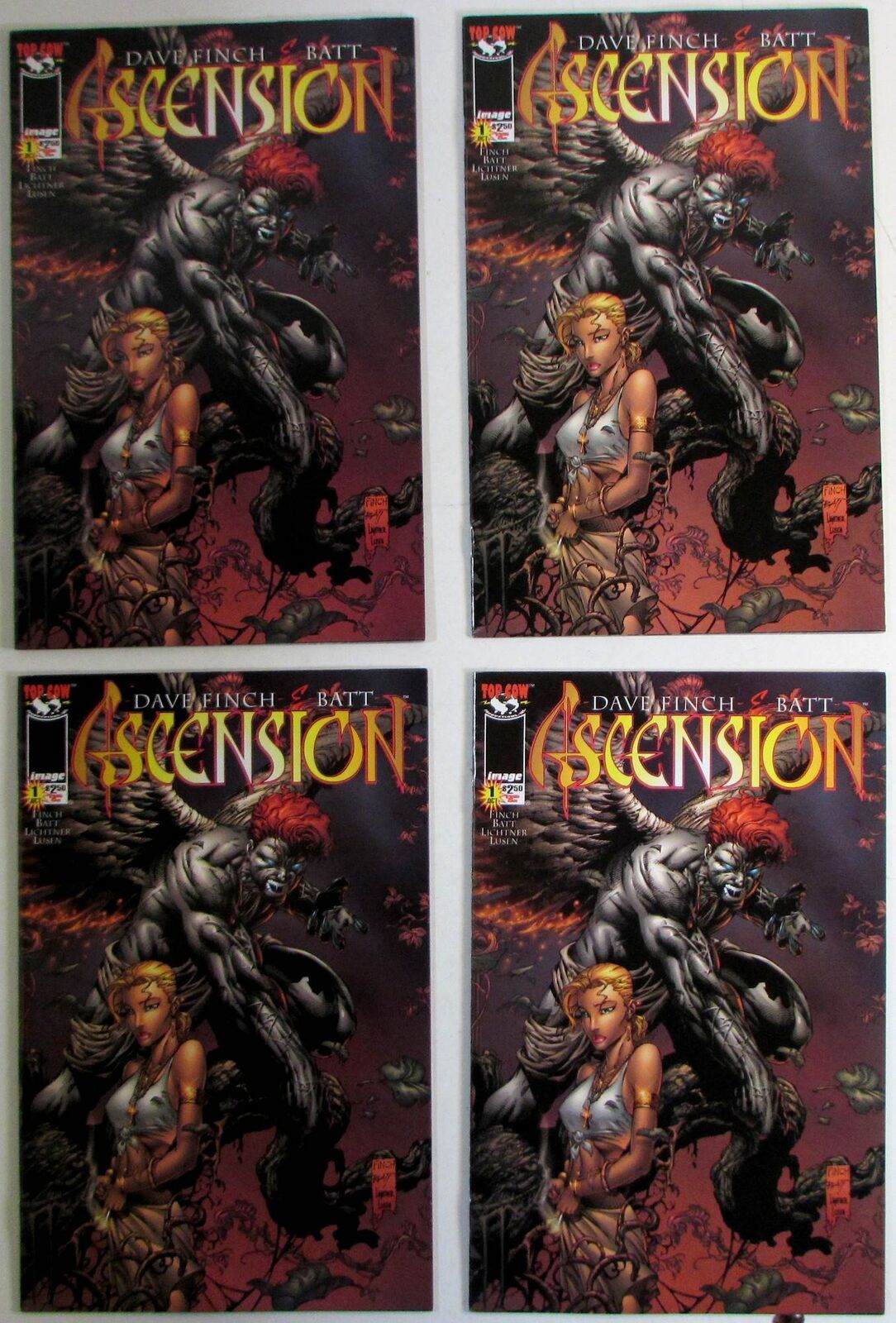 1997 Ascension Lot of 4 #1 x4 Image Comics NM 1st Print Comic Books