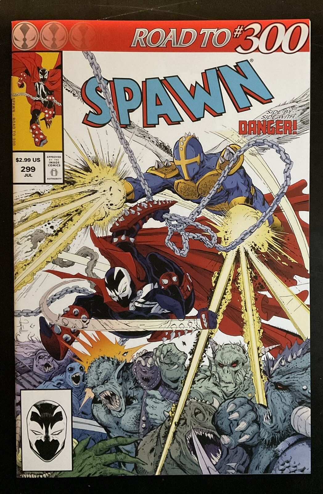 Spawn #299 Variant Homage Amazing Spider-Man Cover 1st Print Todd McFarlane NM