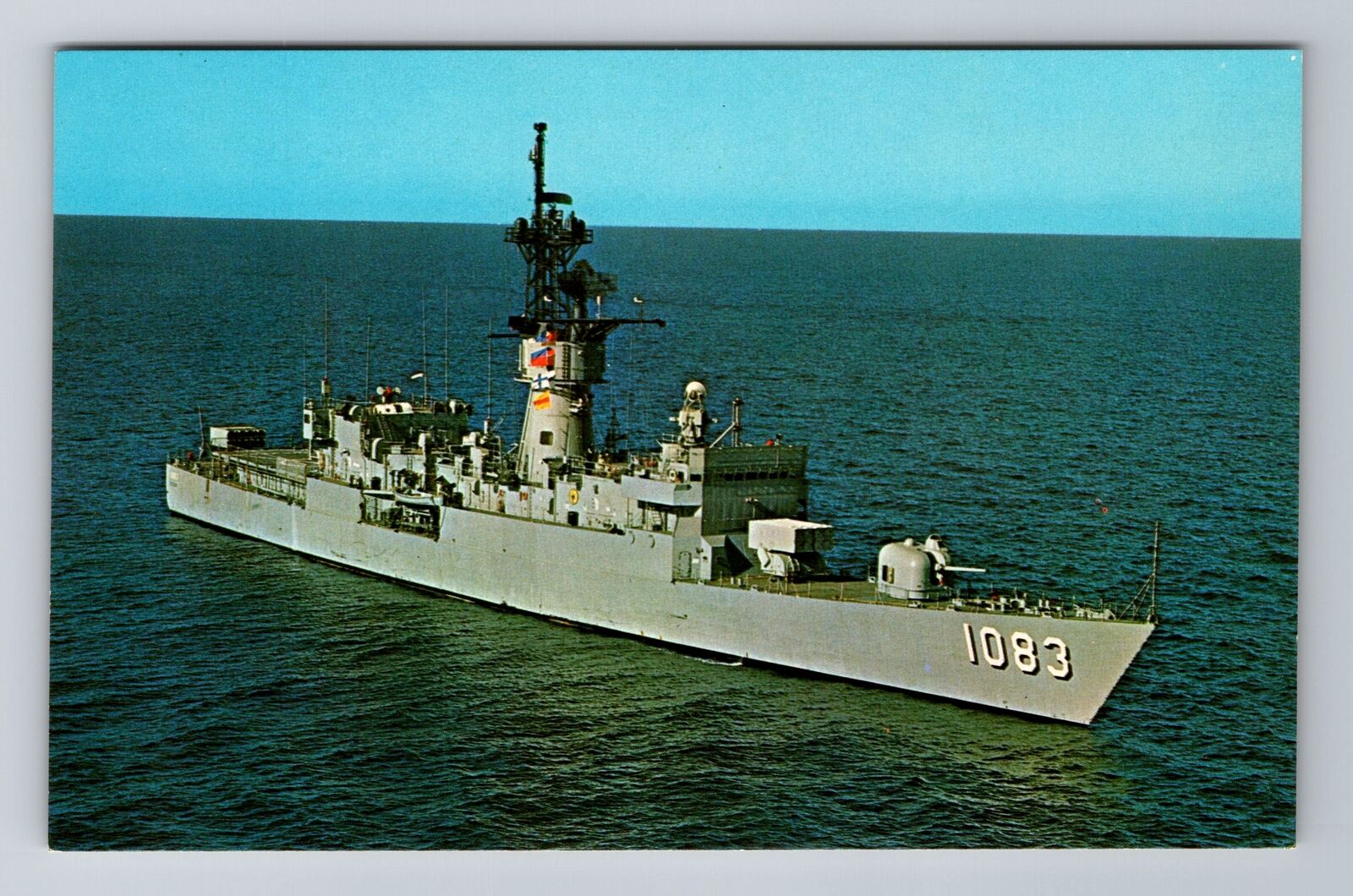 USS Cook (DE-1083), Ship, Transportation, Antique, Vintage Souvenir Postcard