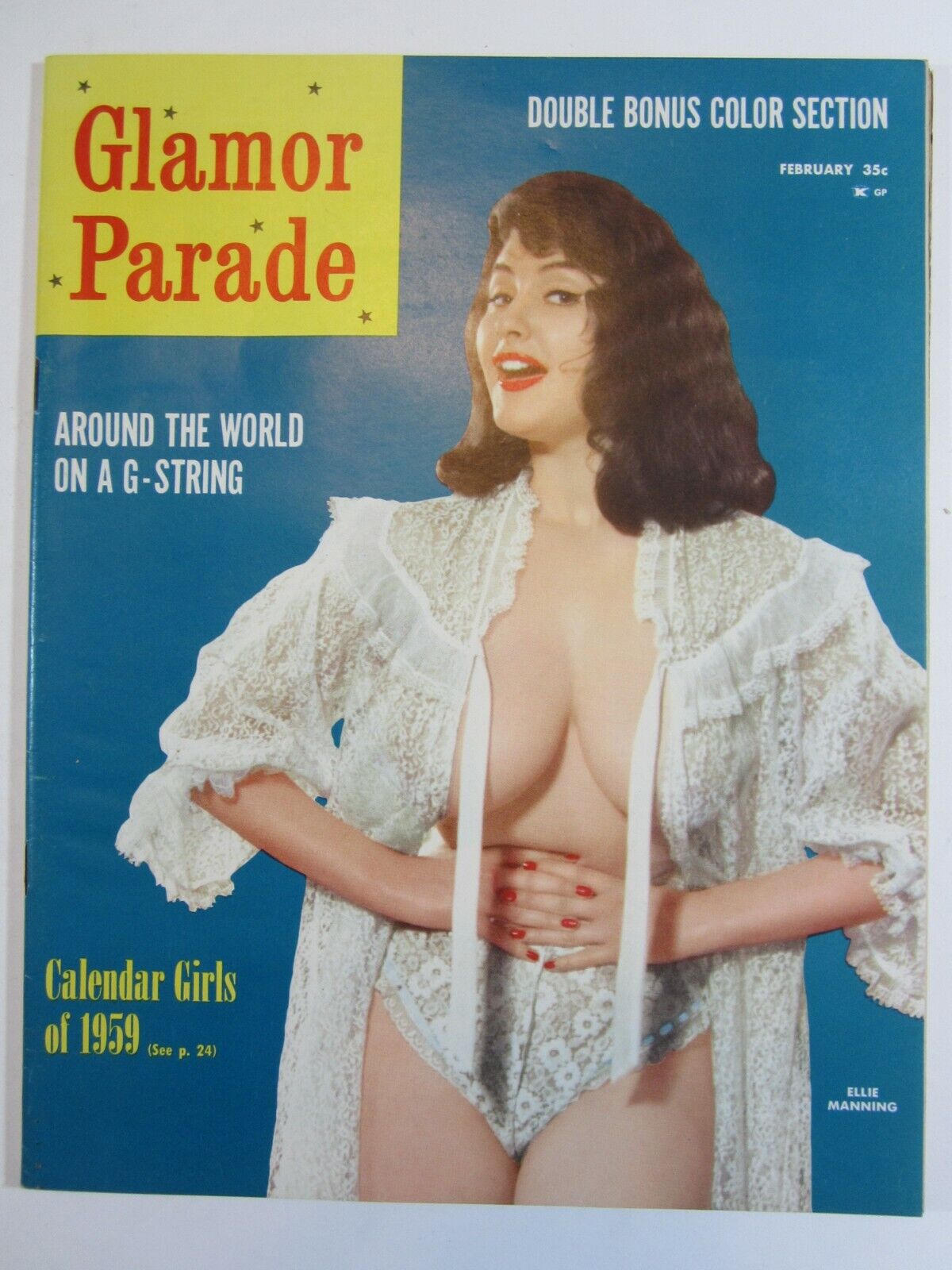 Glamor Parade Vol. 2 #5, February, 1959  FN+   Amazing Betty Page Centerfold