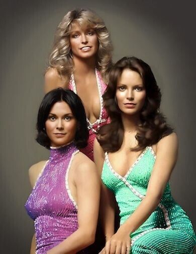 Charlie's Angels Cast Classic TV Show Poster Picture Photo 8.5x11