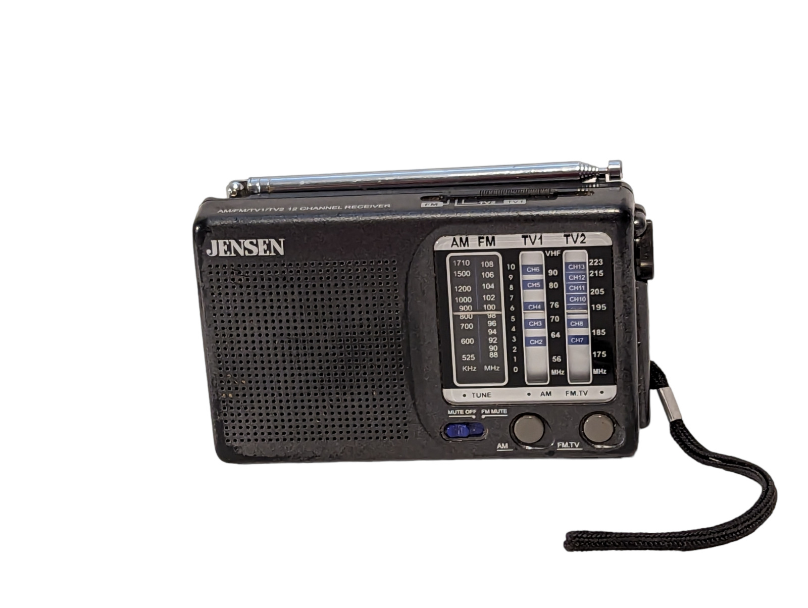 Jensen Model MR-400  Multi Band Pocket Radio AM/FM/ TV working